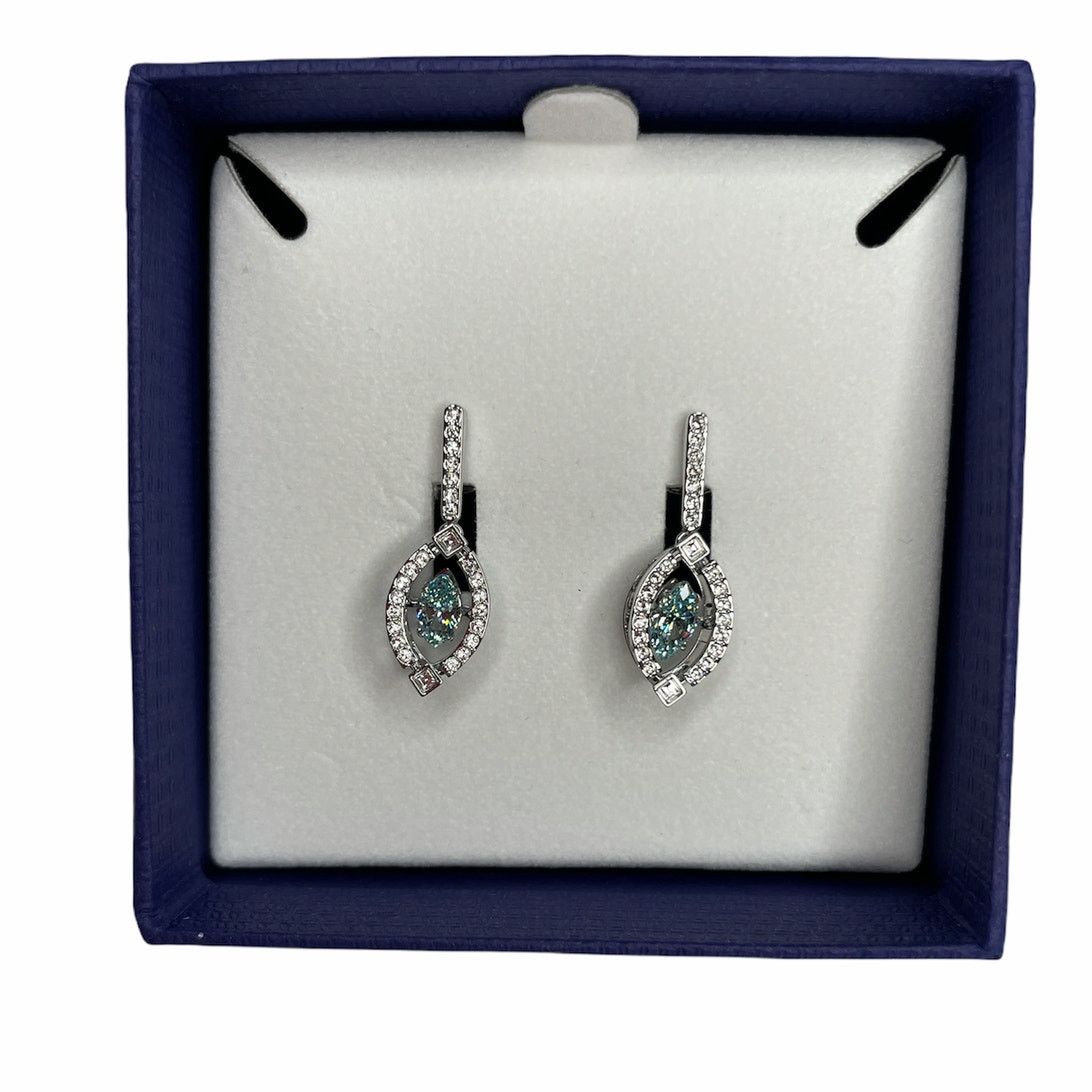 Swarovski Swarovski Sparkling Dance Pierced Earrings Green, Size ONE SIZE - 4 Thumbnail
