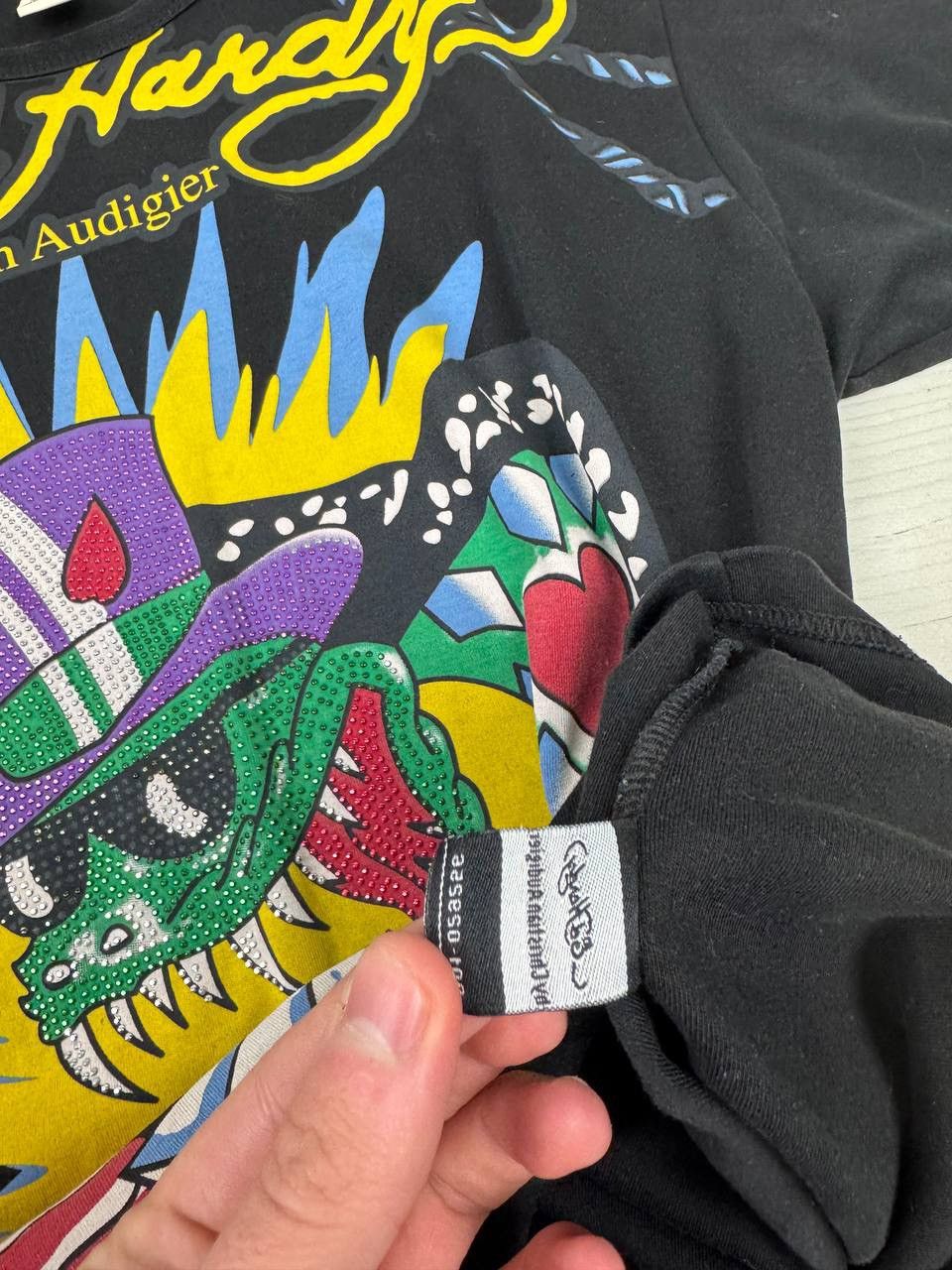 Christian Audigier Ed Hardy By Christian Audigier Live And Rock T Shirt Size US XXL / EU 58 / 5 - 10 Thumbnail