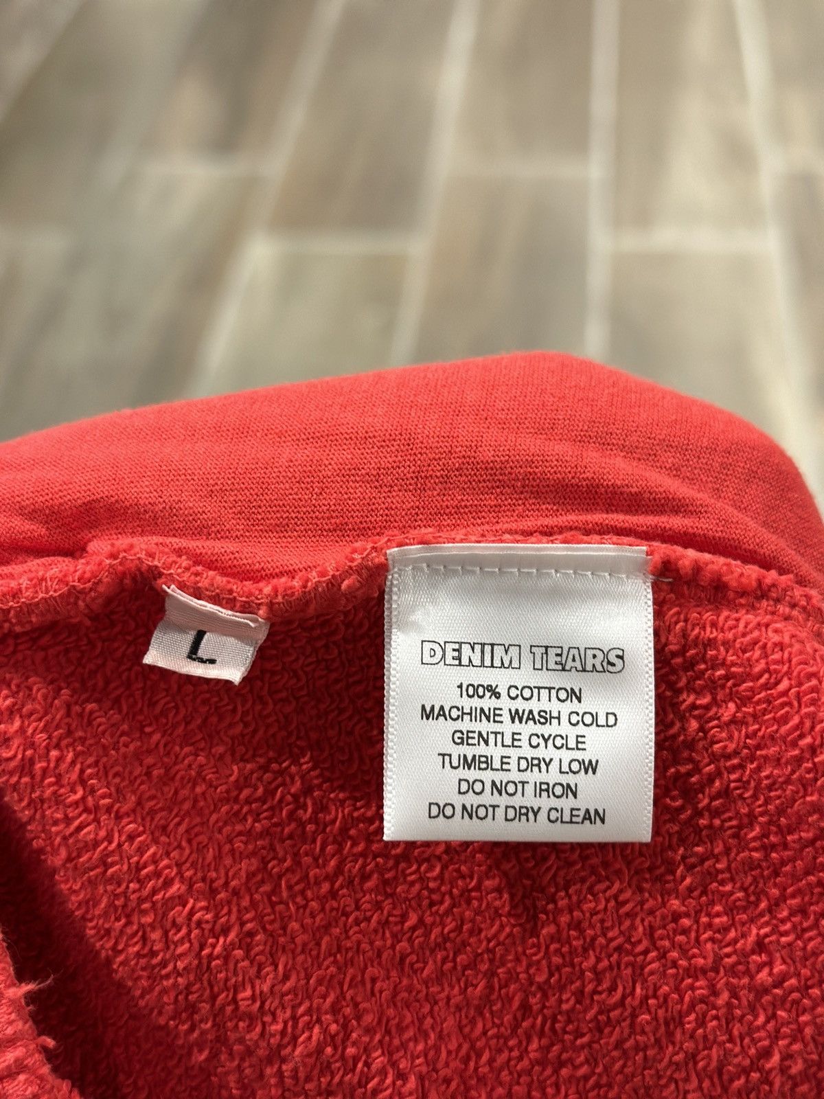 DENIM TEARS Denim Tears University Sweat Shorts Red Size US 34 / EU 50 - 3 Thumbnail