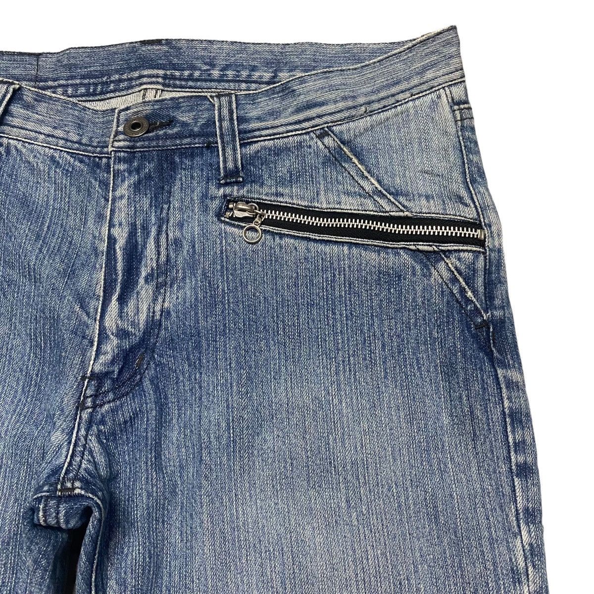 If Six Was Nine RUPERT THE DIFFERENCE Denim Flare Jeans Snake Patch Size US 32 / EU 48 - 5 Thumbnail
