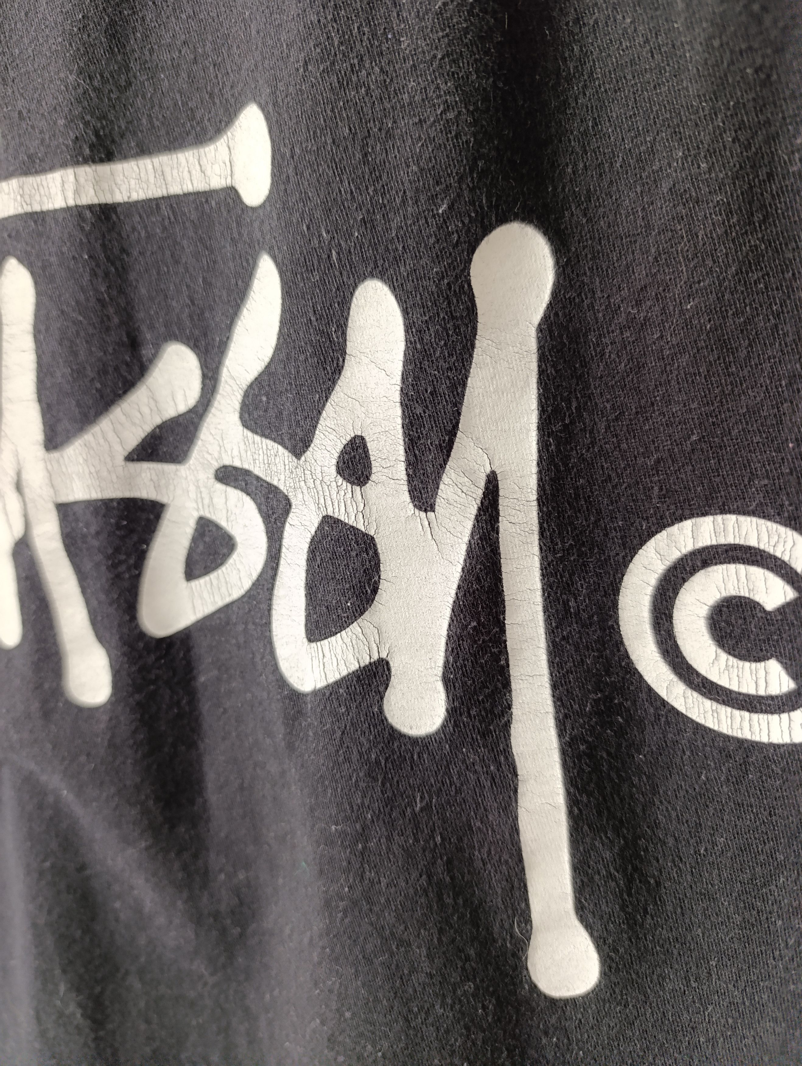 Stussy STUSSY BASIC TEE BLACK BIG LOGO Size US M / EU 48-50 / 2 - 5 Thumbnail