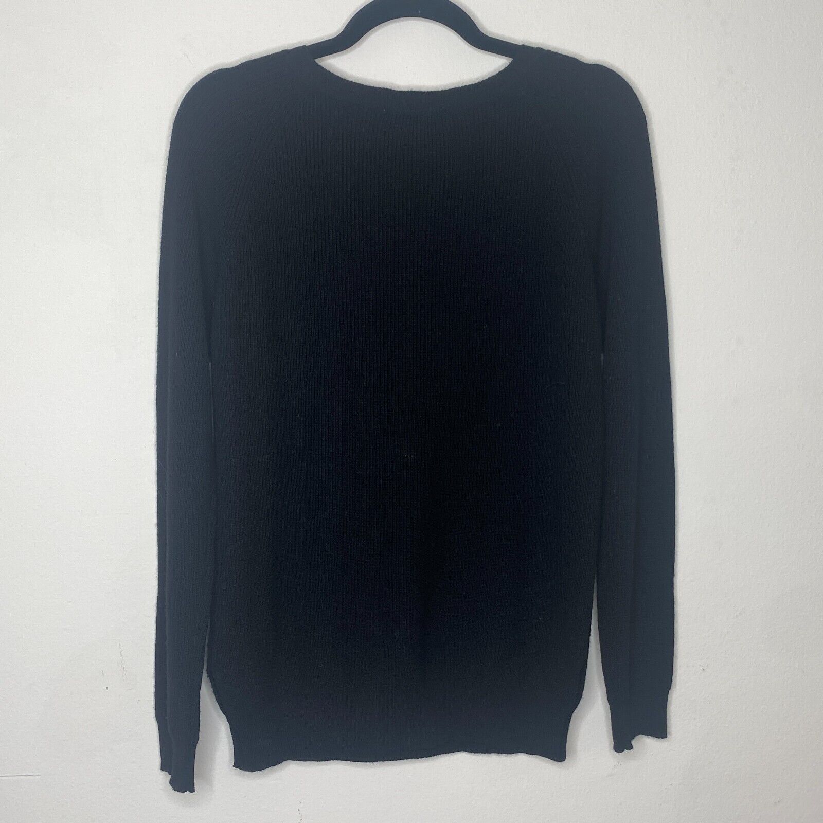 Other Kontatto Black Front Tie Lace up VNeck Long Sleeve Sweater S Size S / US 4 / IT 40 - 3 Thumbnail