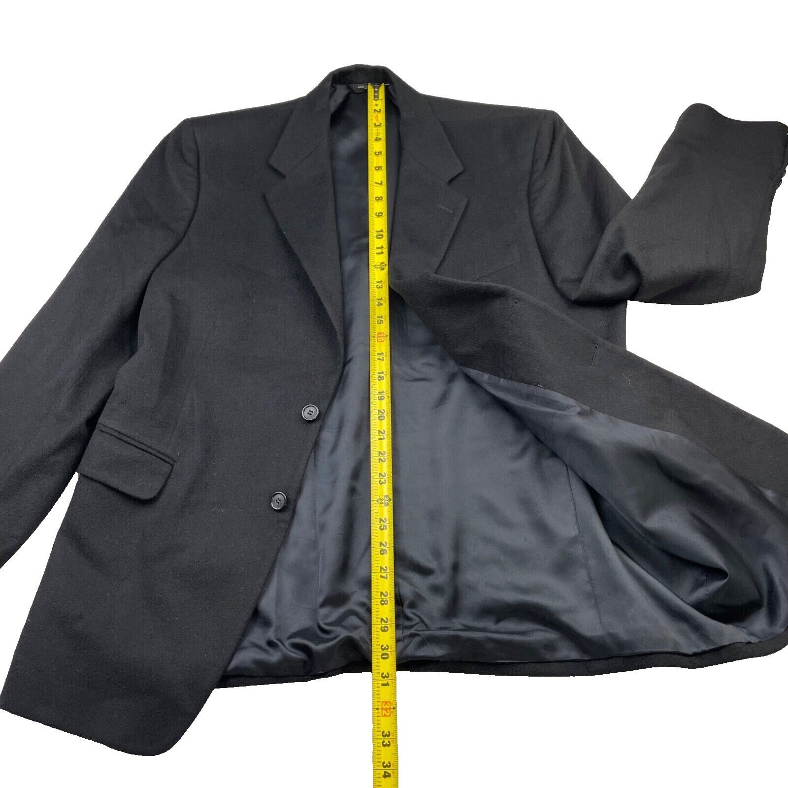 Joseph & Lyman Joseph & Lyman Men’s 100% Cashmere Flannel 2-Button Blazer J Size 46R - 6 Thumbnail