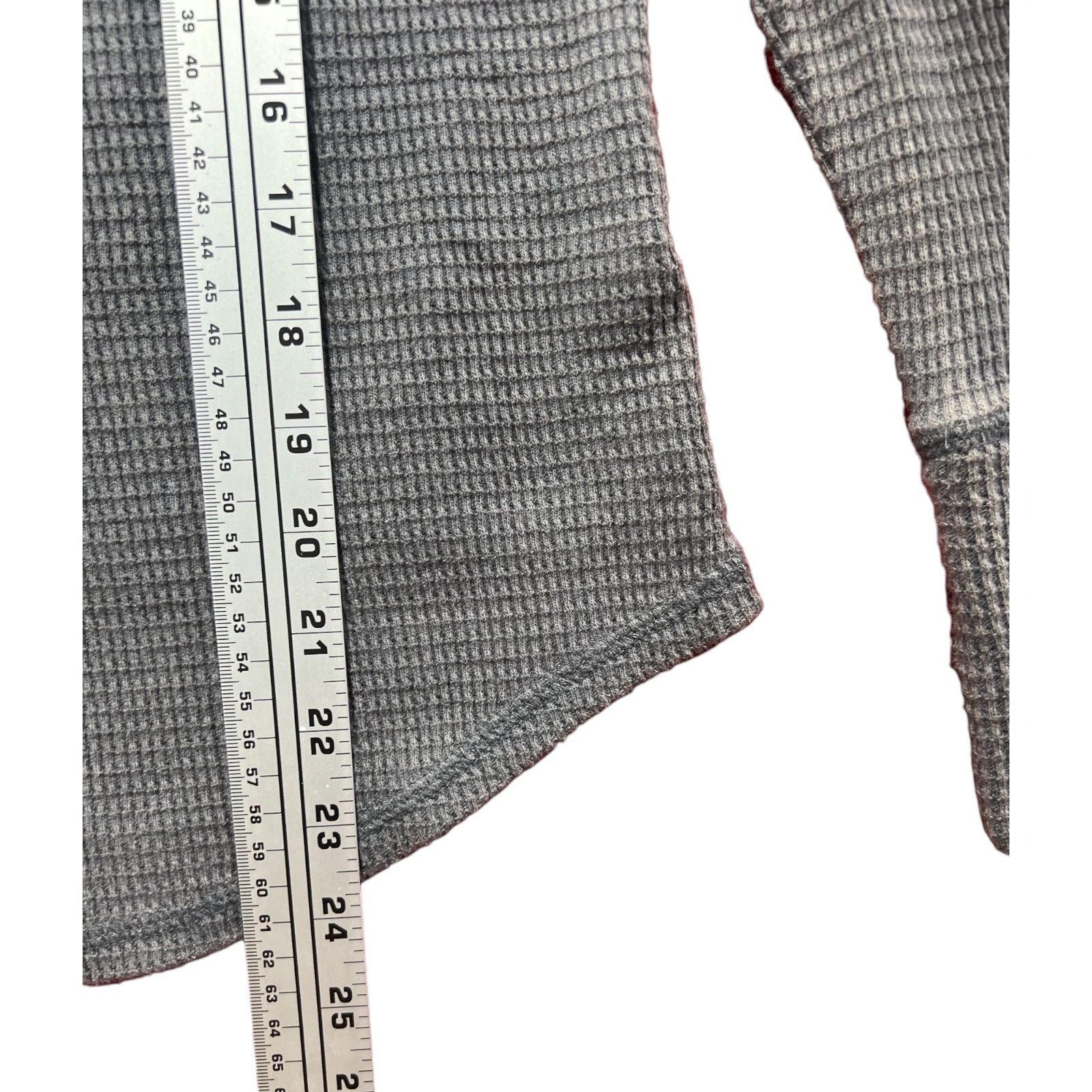 Other Knox Rose - Women's Long Sleeve Notch Neck Thermal Top - Dar Size M / US 6-8 / IT 42-44 - 8 Thumbnail