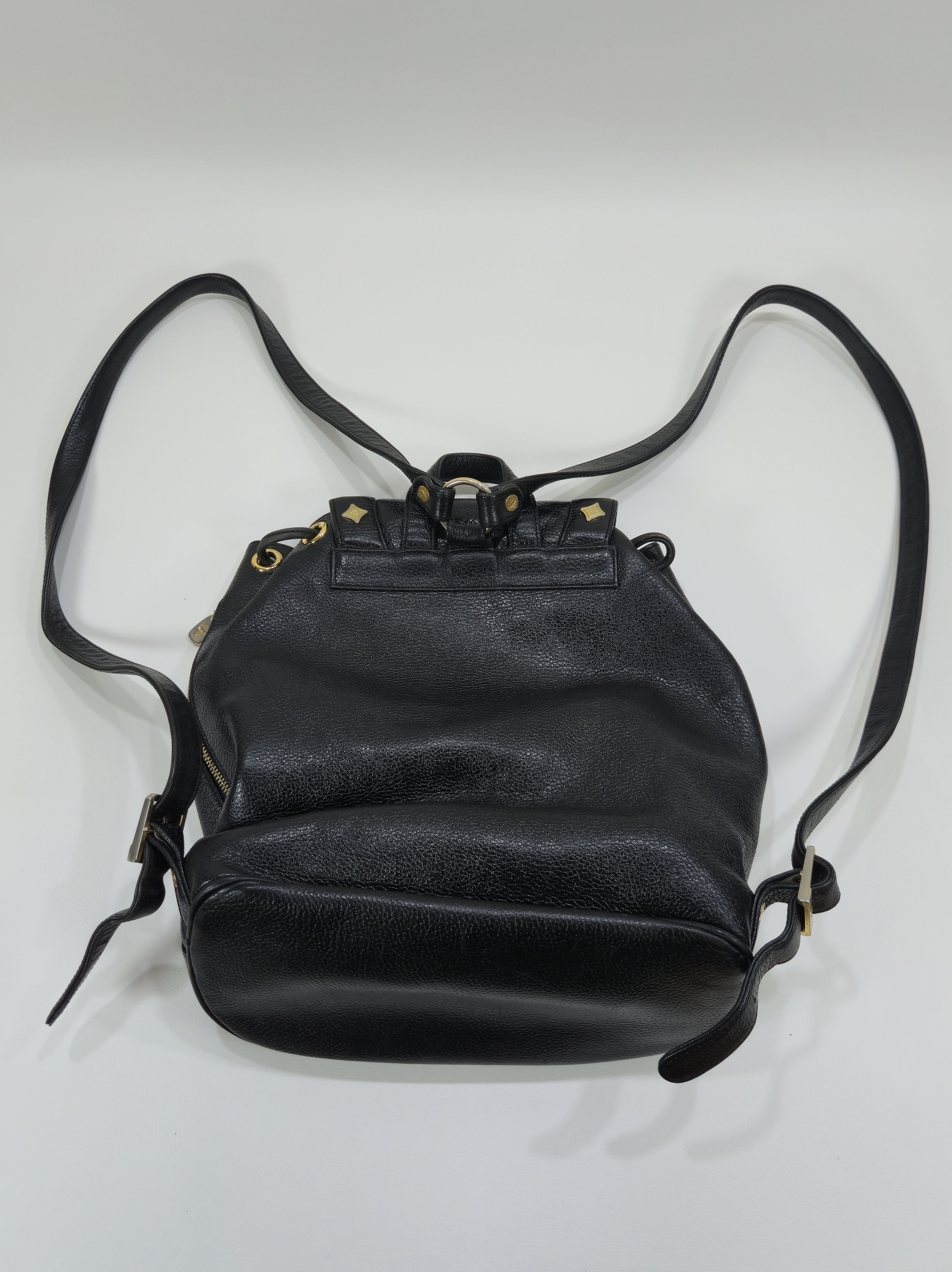MCM Vintage MCM Gold Hardware Backpack / Bag Size ONE SIZE - 4 Thumbnail