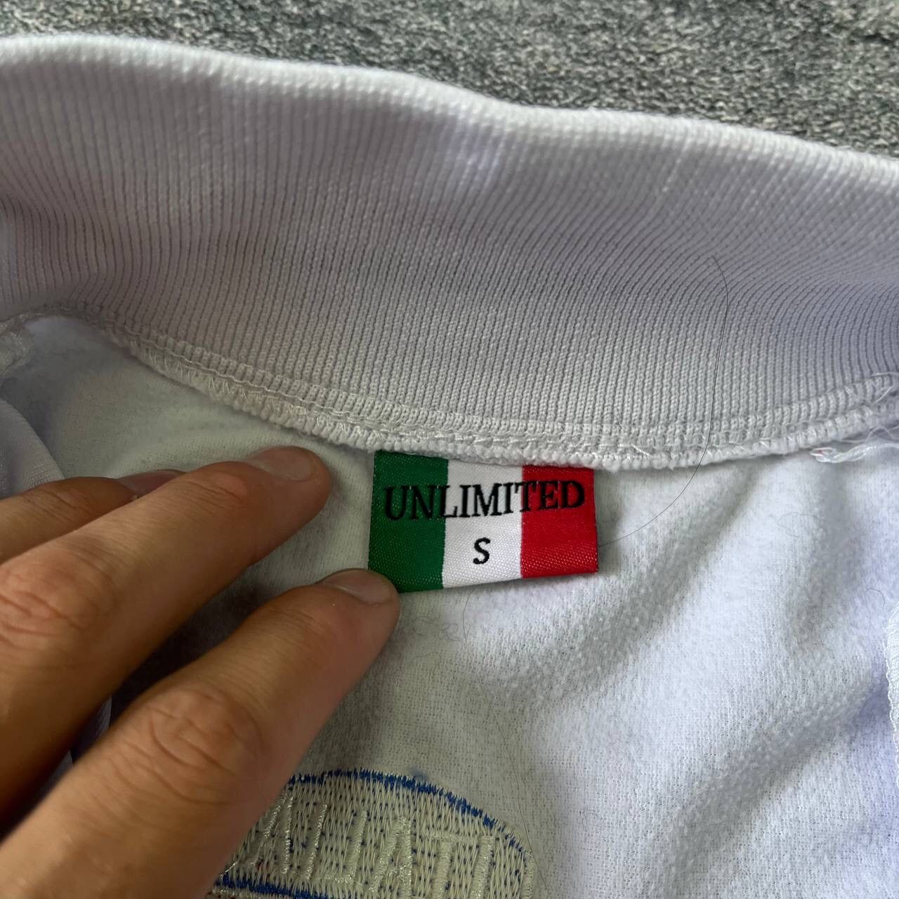 Other Y2K Rare 🇮🇹 White Italia Team big center logo Soccer Zip Size US S / EU 44-46 / 1 - 10 Thumbnail
