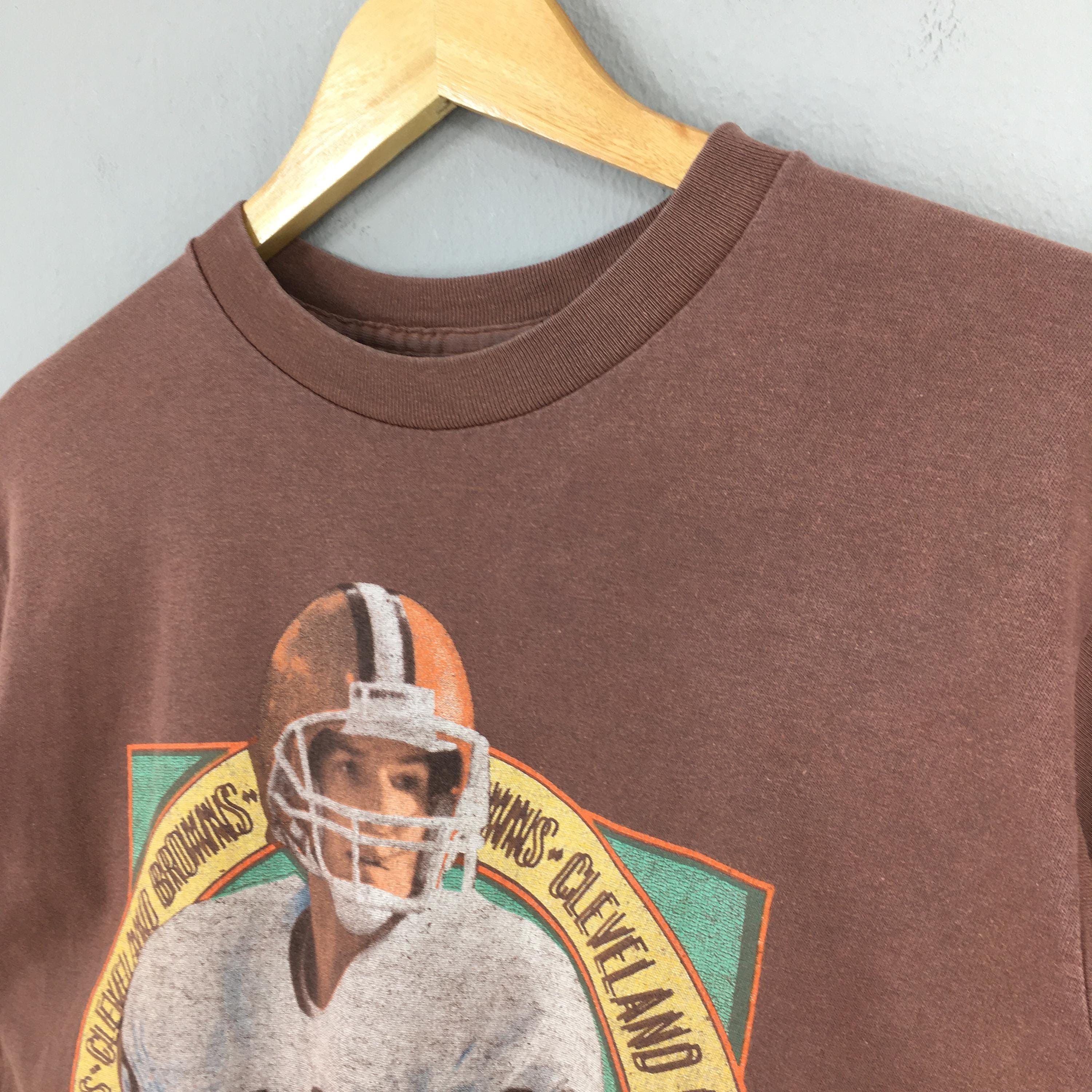NFL Vintage 90's Cleveland Browns Rugby NFL Tshirt Small Size US S / EU 44-46 / 1 - 3 Thumbnail