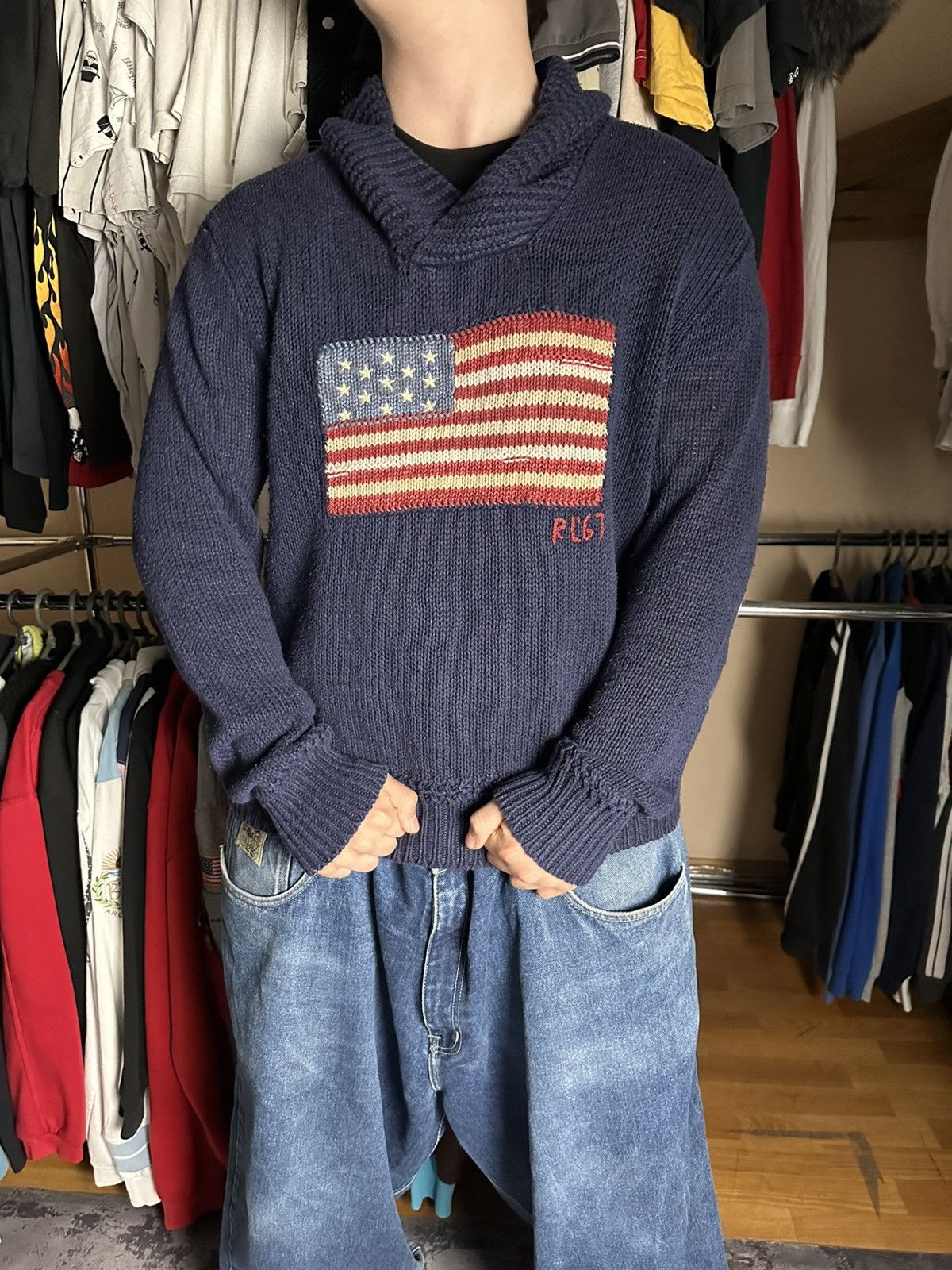 Polo Ralph Lauren Polo Ralph Lauren USA Flag Sweater Size US M / EU 48-50 / 2 - 2 Thumbnail
