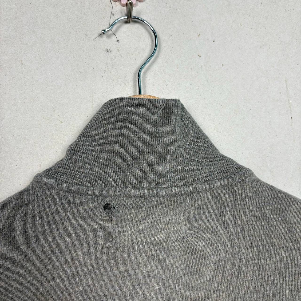 Polo Ralph Lauren Polo Ralph Lauren Gray 1/4 Zip Sweatshirt Thrashed Sun Faded Size US M / EU 48-50 / 2 - 9 Thumbnail