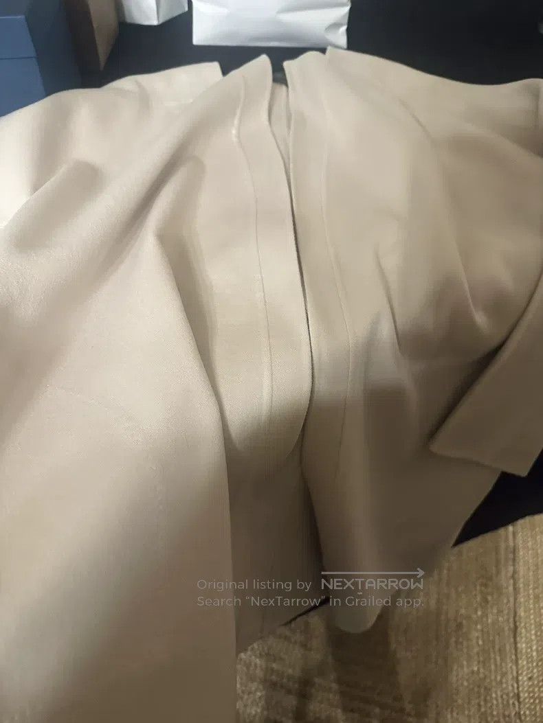 Loro Piana Loro Piana Beige Cashmere Coat, 100% Cashmere Fabric, with Size S / US 4 / IT 40 - 9 Thumbnail