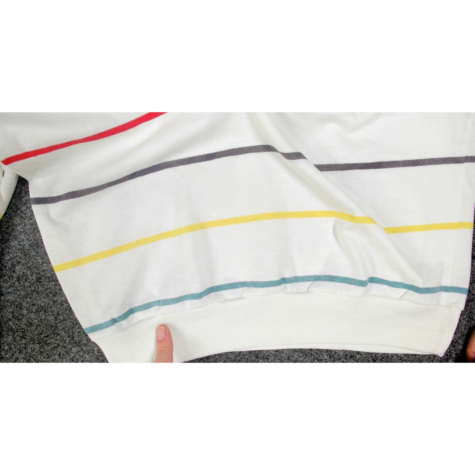 American Eagle Outfitters 90s USA American Eagle Striped V-Stitch Pullover Size US M / EU 48-50 / 2 - 9 Thumbnail