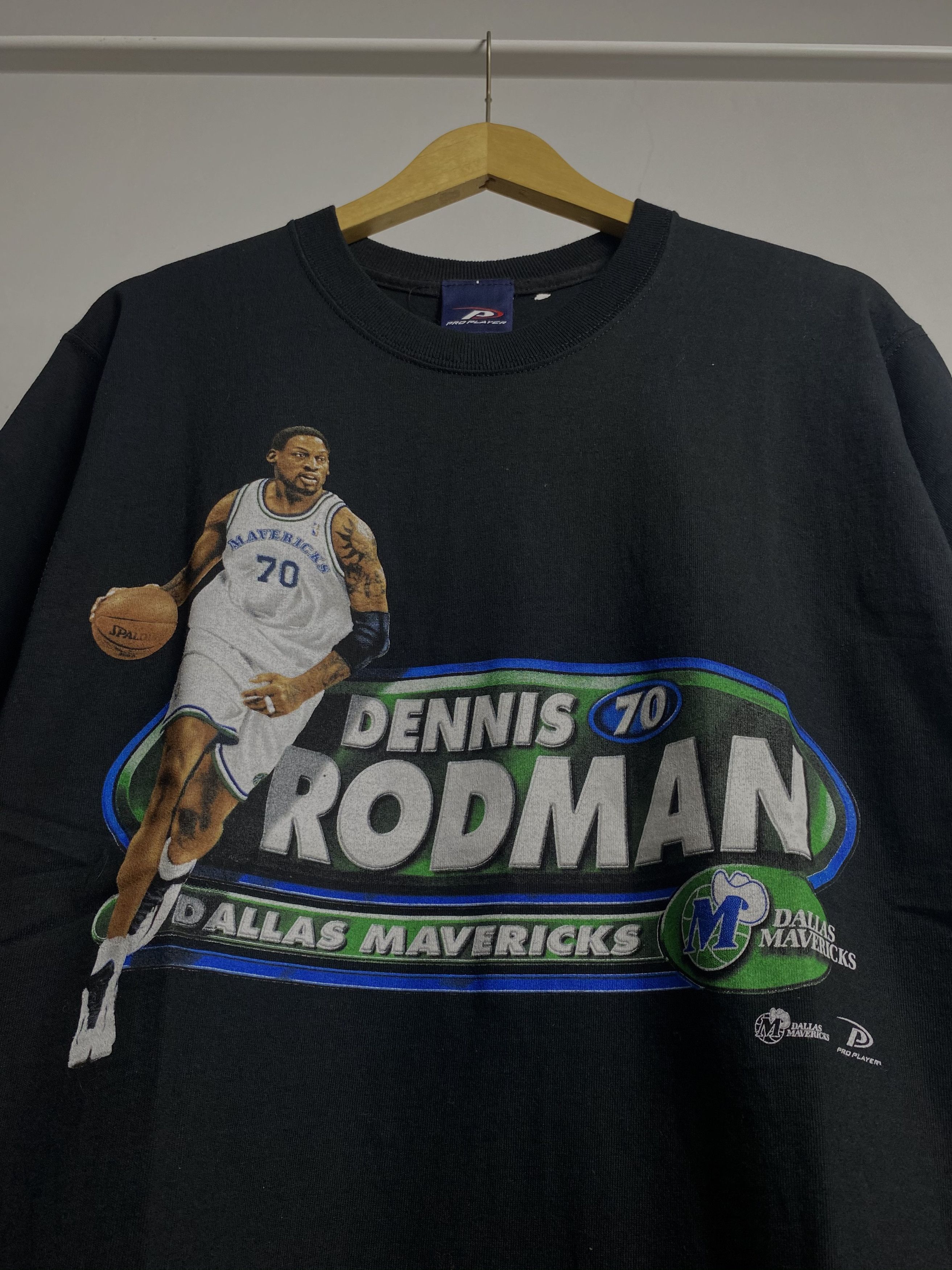 NBA × Pro Player × Vintage Vintage Dennis Rodman NBA Dallas Mavericks Tee Size US L / EU 52-54 / 3 - 2 Thumbnail