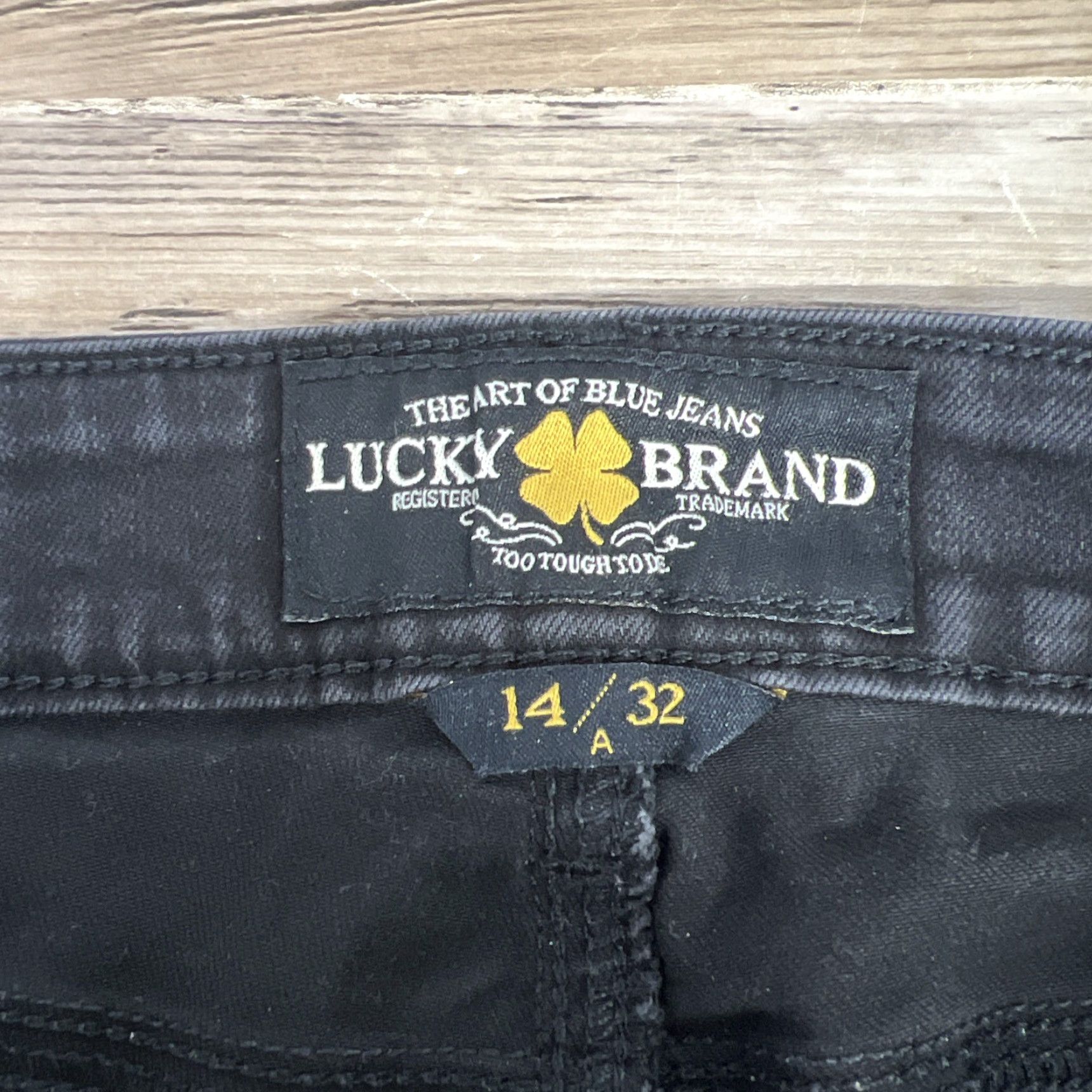 Lucky Brand VINTAGE Lucky Brand Lolita Skinny Black Jeans Women 14 Regular Size 14 Black Skinny Five-Pocket Womens Jeans Size 36" / US 14 / IT 50 - 5 Thumbnail