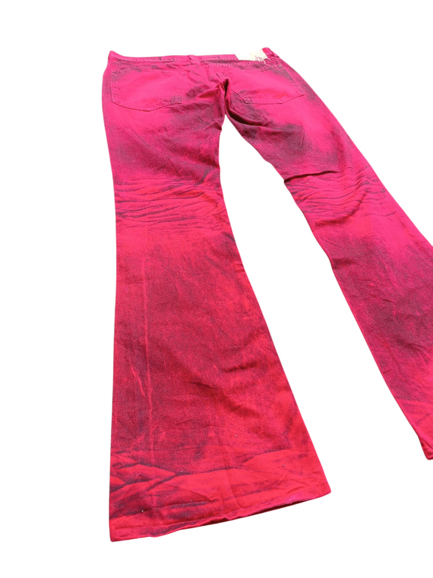 Japanese Brand FIRE🔥Japanese Brand Whisker Punk Flare Stud Denim E250 Size US 32 / EU 48 - 6 Thumbnail