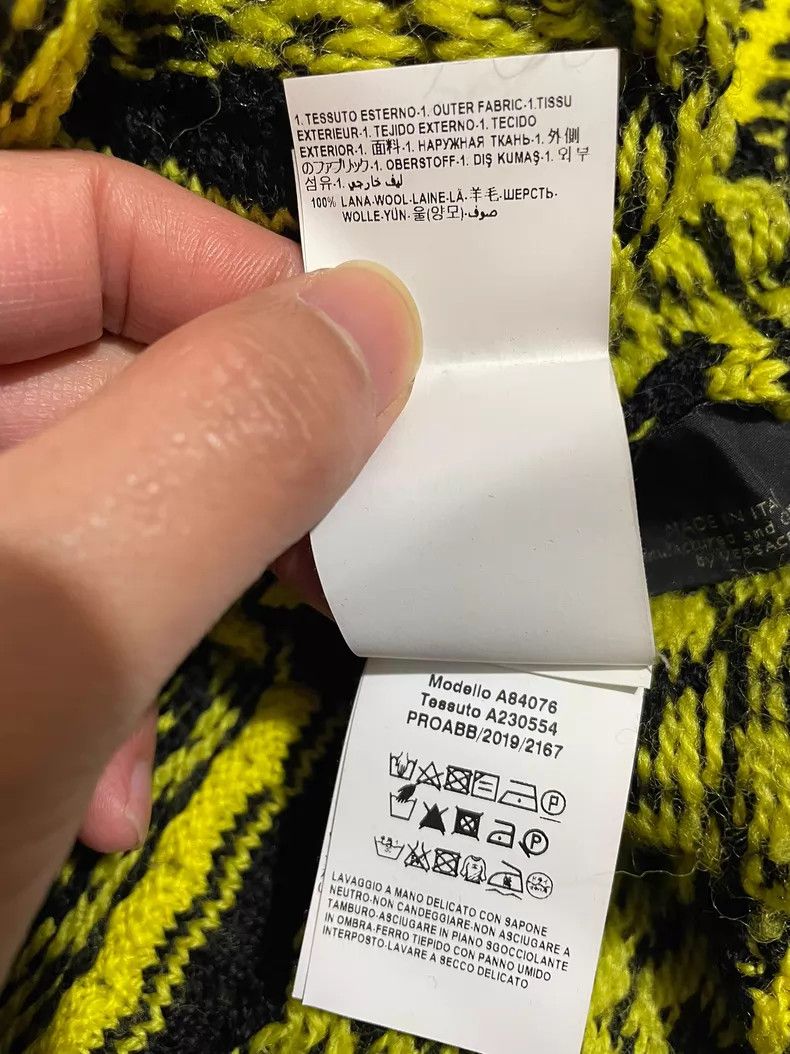 Versace Versace Ribbed trim with wool knit Size 3XL / US 20-22 - 9 Thumbnail
