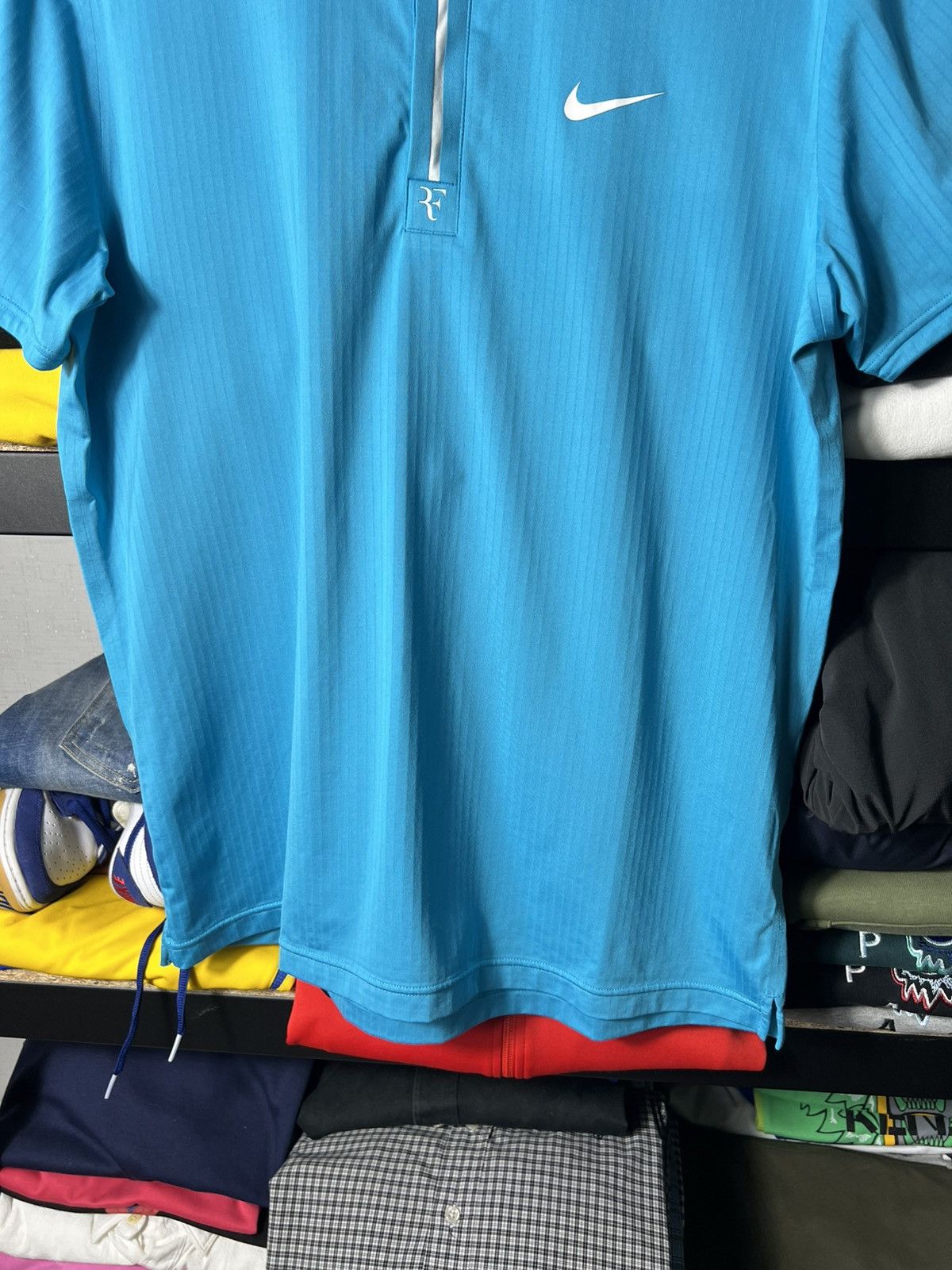 Nike 🎾 Nike Roger Federer DryFit Polo Shirts Australian Open 2010 Size US L / EU 52-54 / 3 - 4 Thumbnail