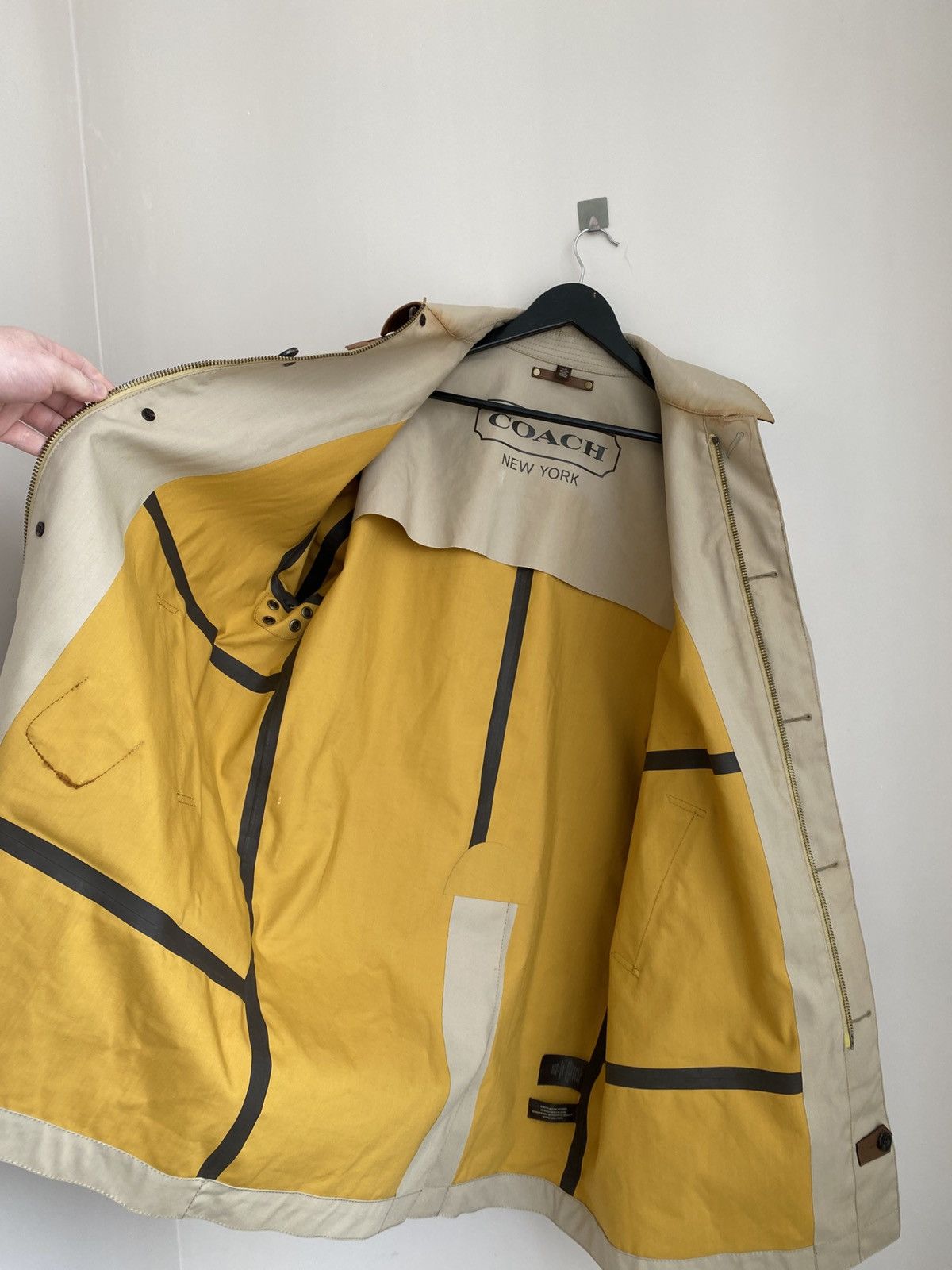 Coach COACH Men’s Light Weight Stone Hudson Car Coat Size US L / EU 52-54 / 3 - 12 Thumbnail
