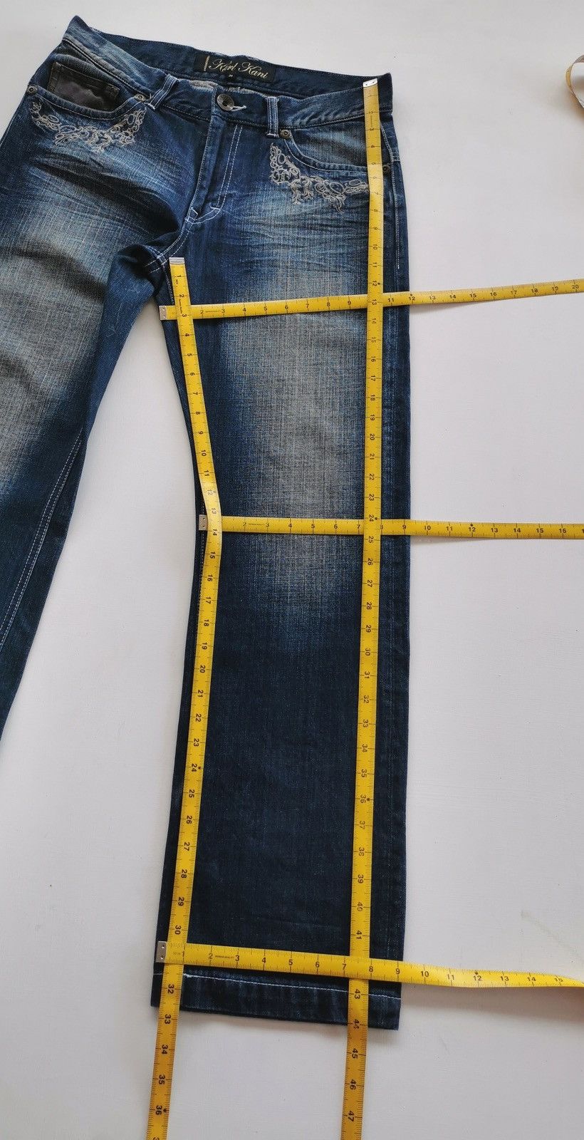 Karl Kani Loose Fit Vintage Karl Kani Studded Embroidery Denim Jeans Size US 34 / EU 50 - 13 Thumbnail
