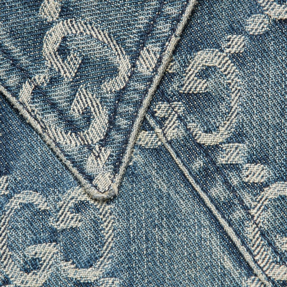 Gucci o1s1wg110725 GG Jacquard Denim Shirt in Blue Size US M / EU 48-50 / 2 - 4 Thumbnail