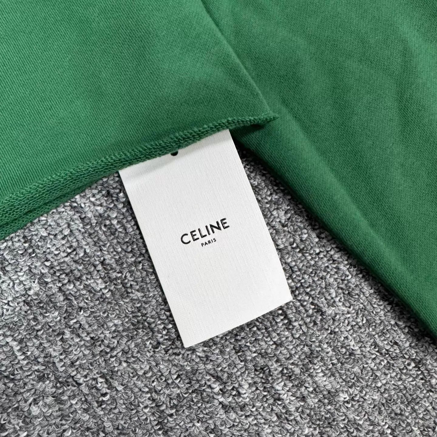Gucci Celine Green Big Logo Short Hoodie S New With Tags Size S / US 4 / IT 40 - 4 Thumbnail