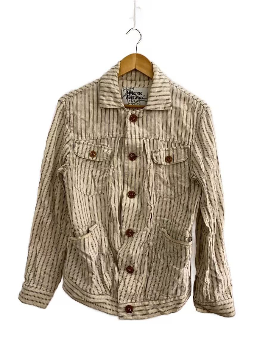 Vivienne Westwood Striped Linen Jacket Size US S / EU 44-46 / 1 - 1 Thumbnail