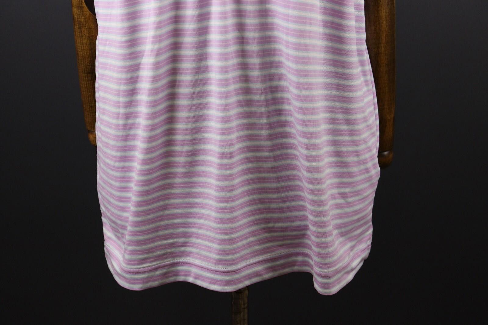 Footjoy Foot Joy Purple Stripe Athletic Fit Polo Shirt Size L Size US L / EU 52-54 / 3 - 4 Thumbnail