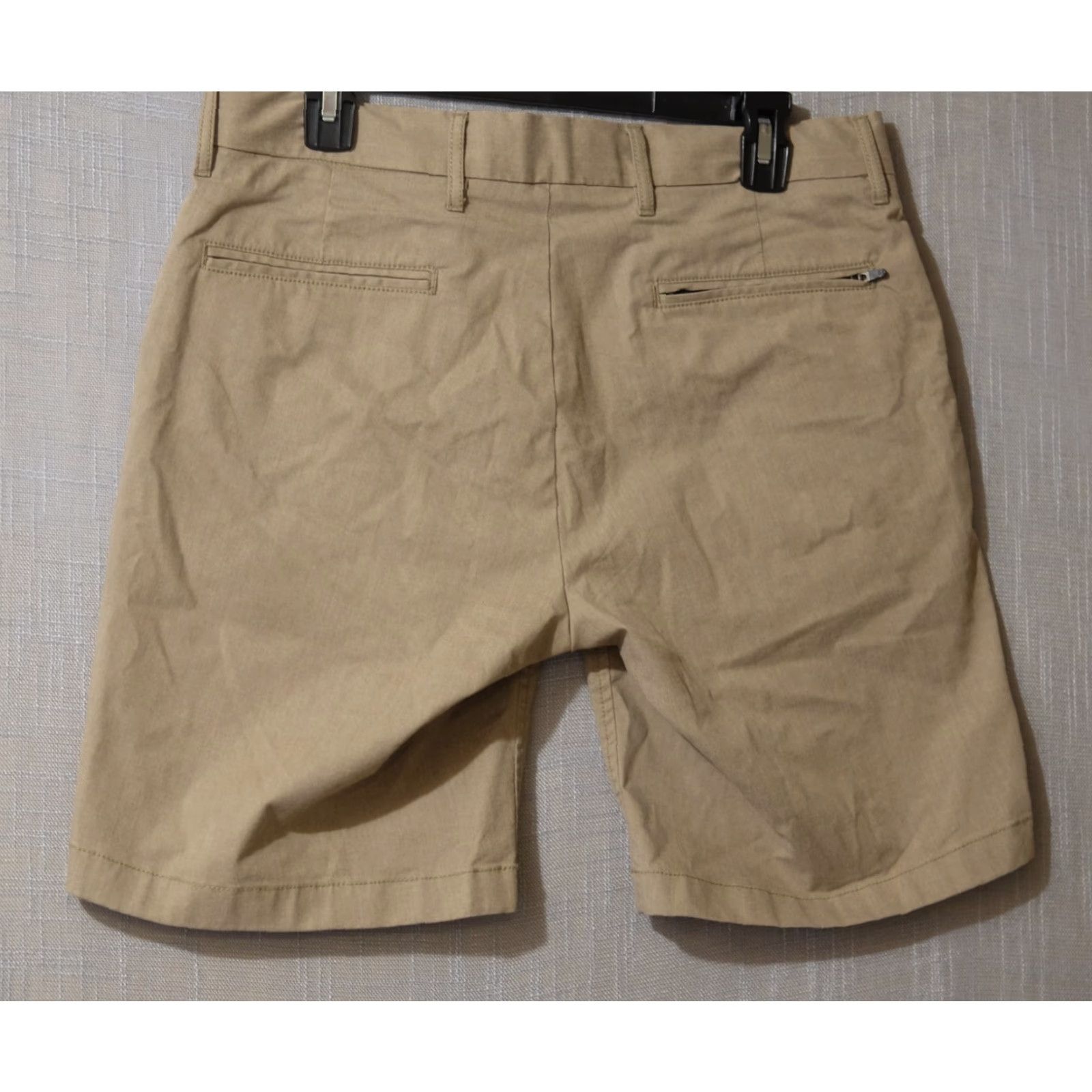 Nordstrom NORDSTROM Slim Fit Flat Front Shorts Tan Stretch Mens 32w #A10-30 Size US 32 / EU 48 - 6 Thumbnail
