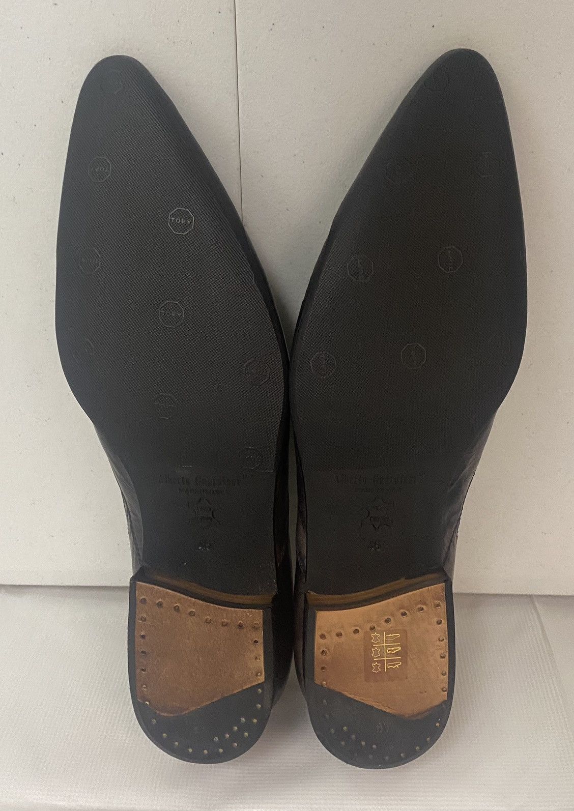 Alberto Guardiani Alberto Guardiani 🇮🇹 Monitor Lizard Y2K Point Toe 12 US New Size US 12 / EU 45 - 9 Thumbnail
