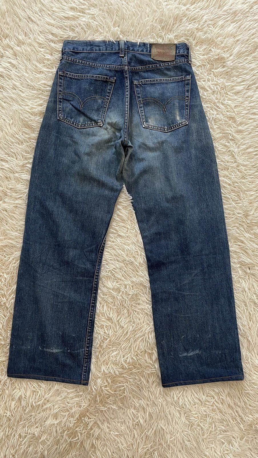 image of Bind Now90’S VTG Levis Big E Irregular Selvedge in Blue, Men's (Size 30)