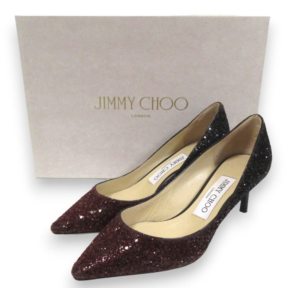Jimmy Choo Jimmy Choo Jimmy Choo Romy 60 Glitter Pumps Others Shoes DUTY FREE for USA Size ONE SIZE - 1 Thumbnail