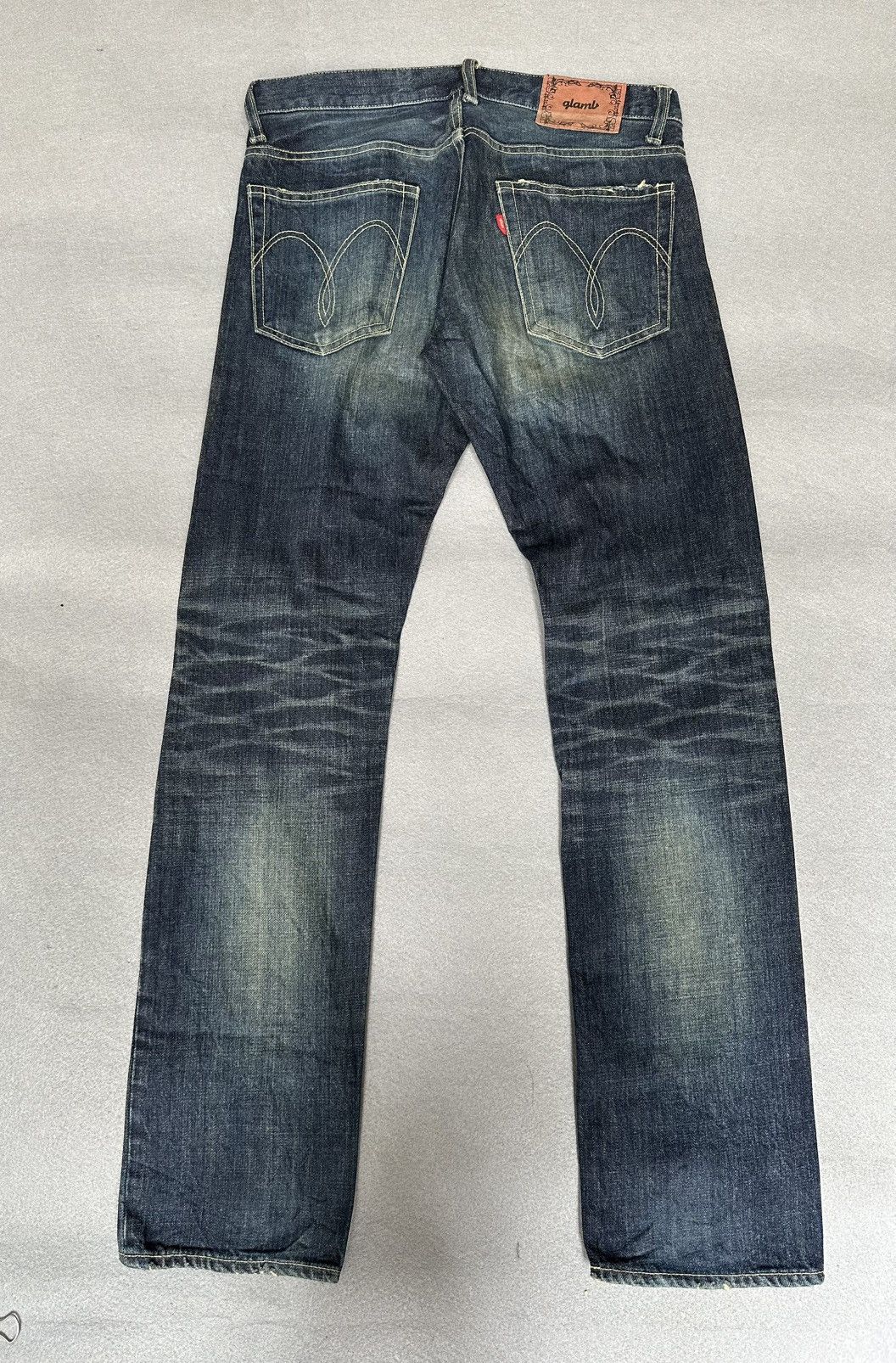 Japanese Brand Glamb Tokyo Japan Distressed Denim Size US 31 - 2 Thumbnail