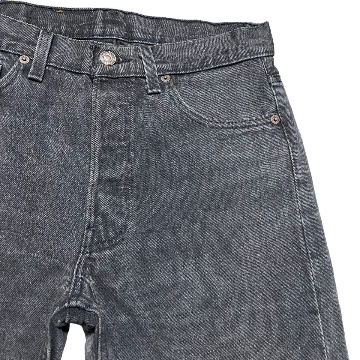 Levi's Vintage 80s Levis 501 Fade Black Jeans 29x30 Made in USA Size US 29 - 6 Thumbnail