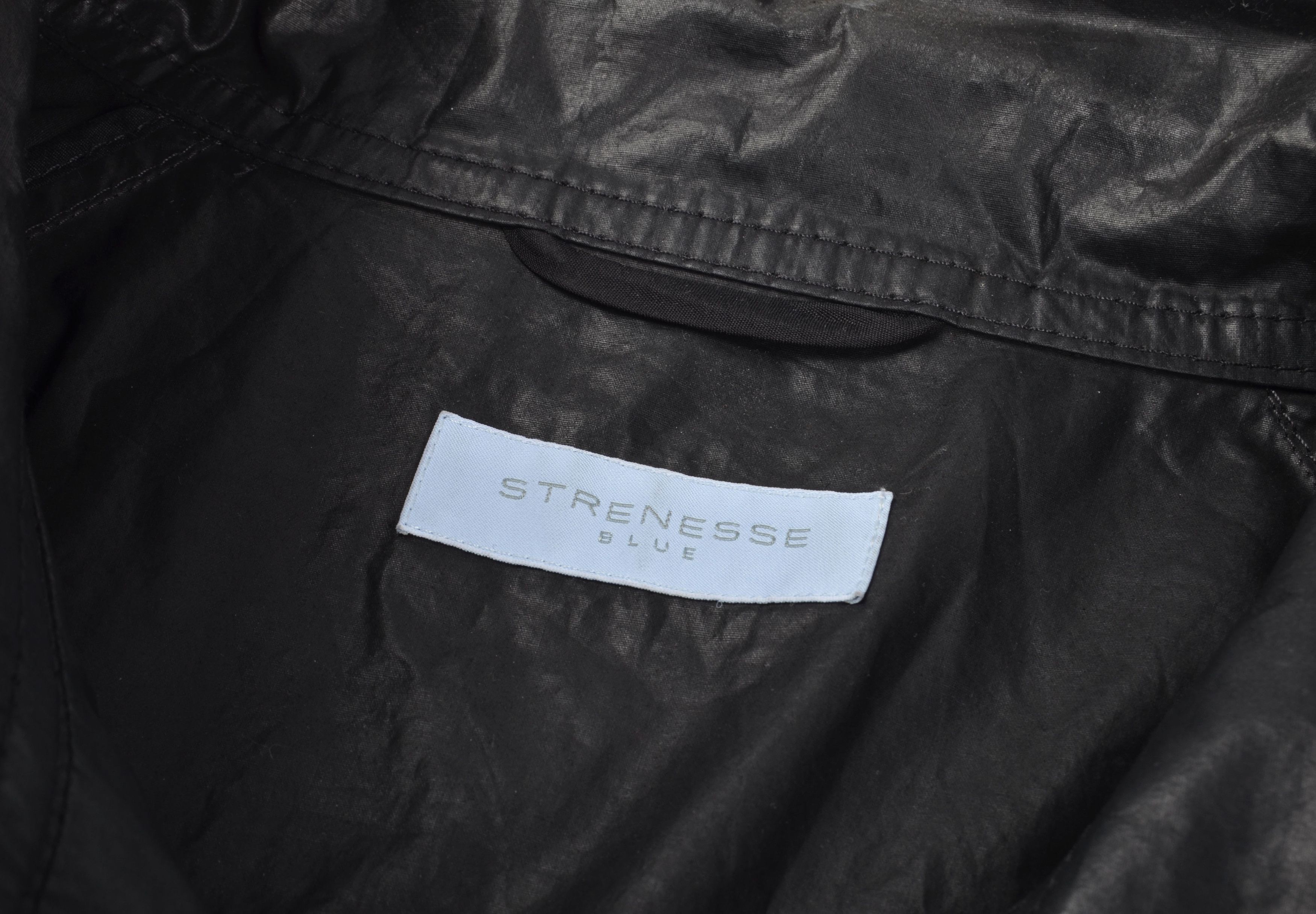 STRENESSE Vintage Strenesse Blue 90's Glam Mob Wife Trench Coat Size M / US 6-8 / IT 42-44 - 9 Thumbnail