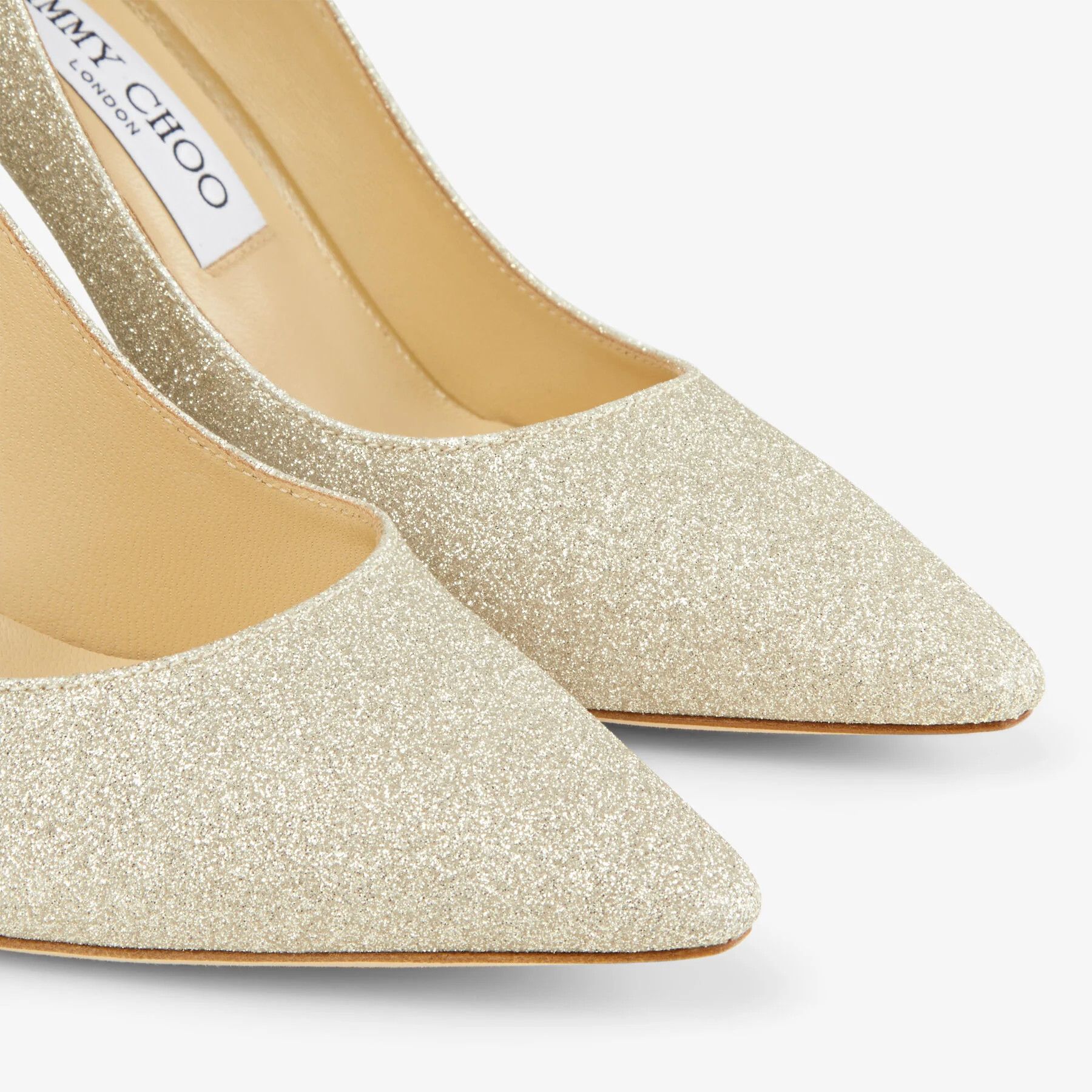 o1s22i1n1024 Romy 85 Dusty Glitter Pumps in Silver
