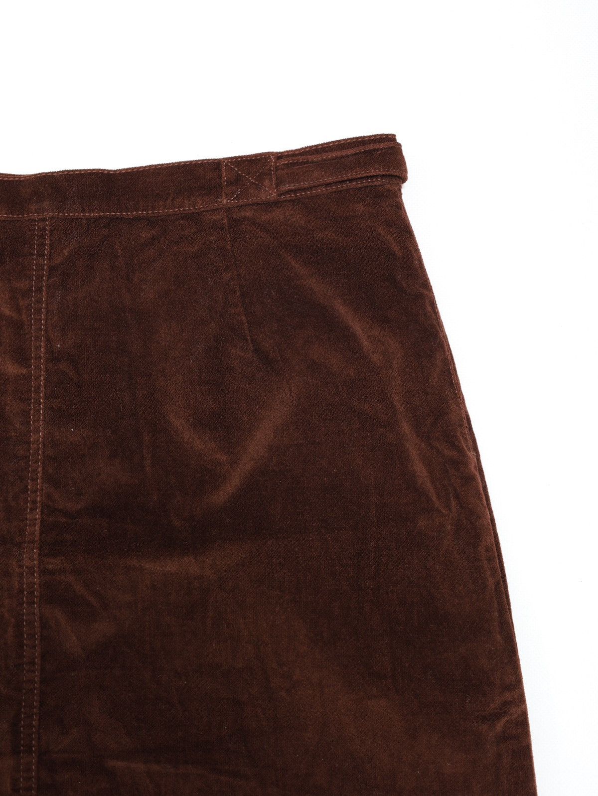 Kenzo Kenzo Jeans Vintage Corduroy Velvet Brown Skirt Size 30" / US 8 / IT 44 - 12 Thumbnail