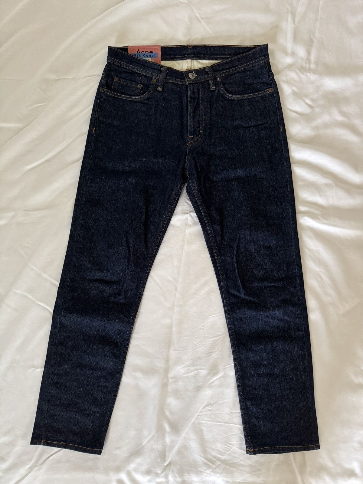 Acne Studios Acne Studios Blå Konst River Indigo Size US 29 - 1 Thumbnail