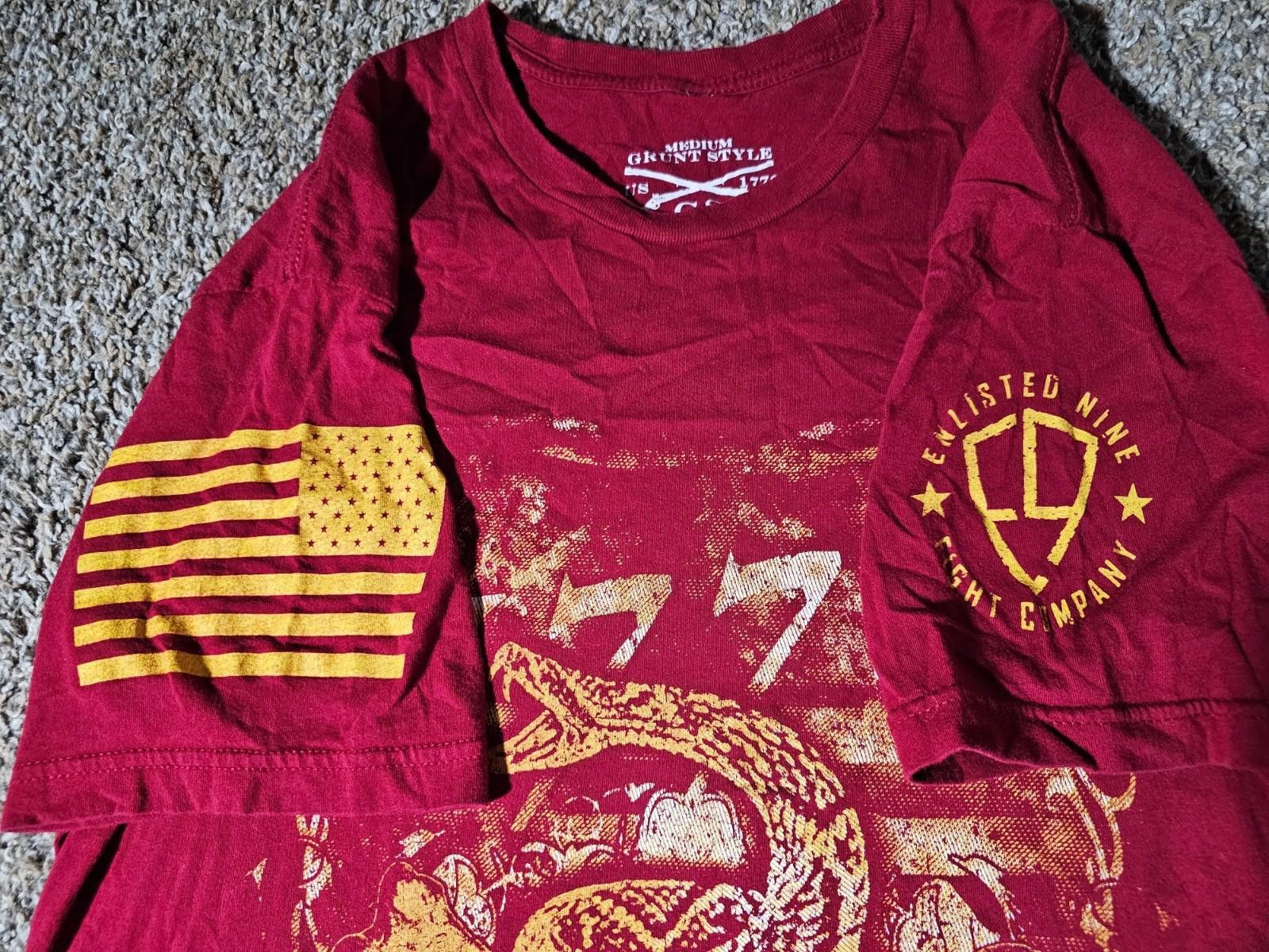 Grunt Style Grunt Style GS 1776 Don't Tread On Me Tshirt Medium SEE PICS Size US M / EU 48-50 / 2 - 5 Thumbnail