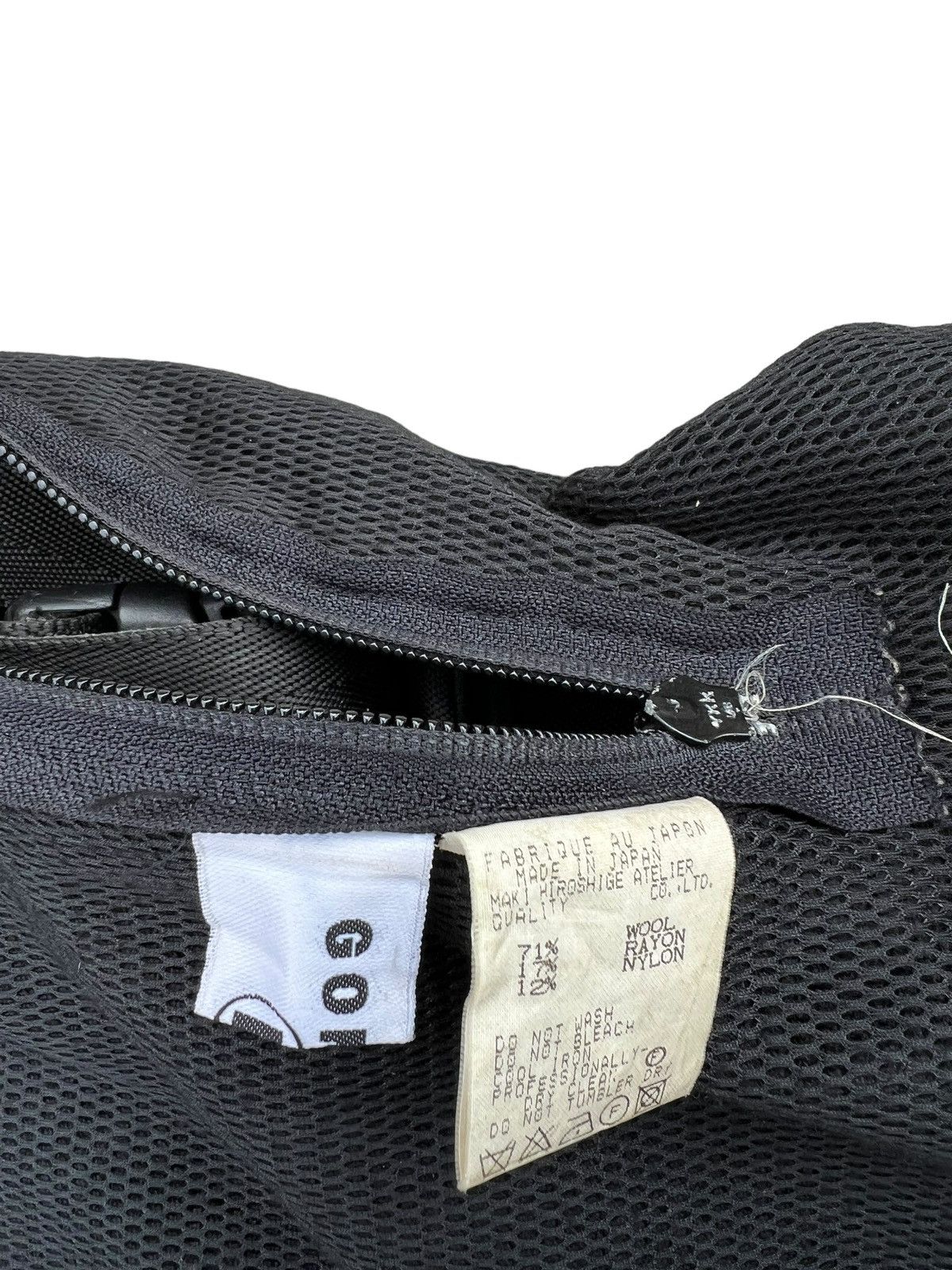 gomme Vintage AW 98-99 Gomme Homme Wool Unique Shape Bag Size ONE SIZE - 22 Thumbnail