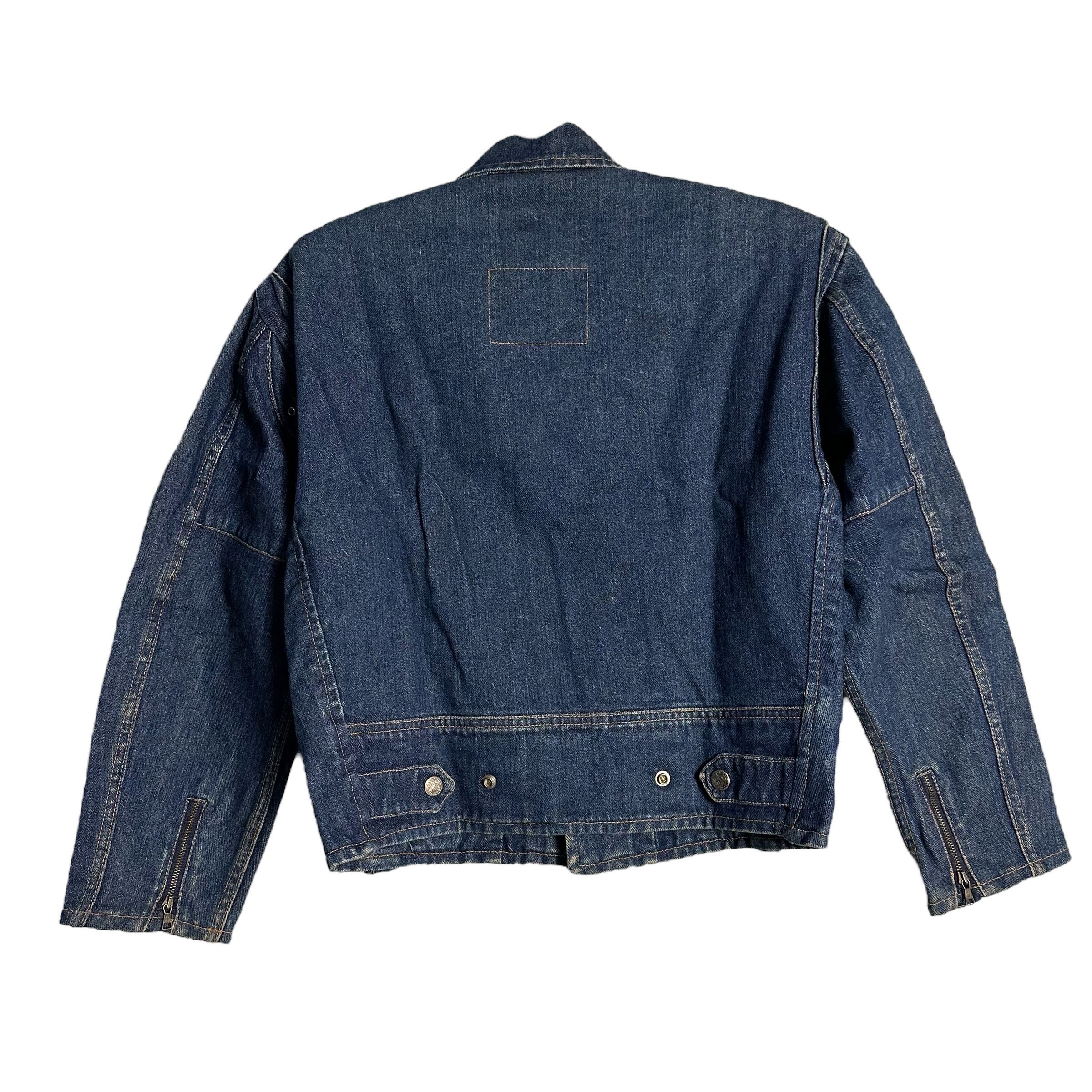 Gianfranco Ferre 🔥RARE🔥Vintage Gianfranco Ferre Double Collar Denim Jacket Size US L / EU 52-54 / 3 - 7 Thumbnail