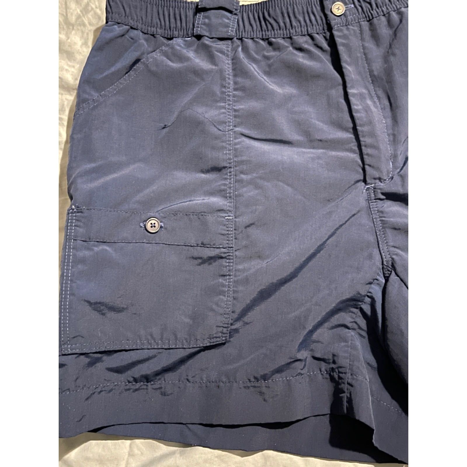 Vintage AFTCO Original Fishing Shorts Adult Size 39 Blue Inseam 6” Size US 39 - 2 Thumbnail
