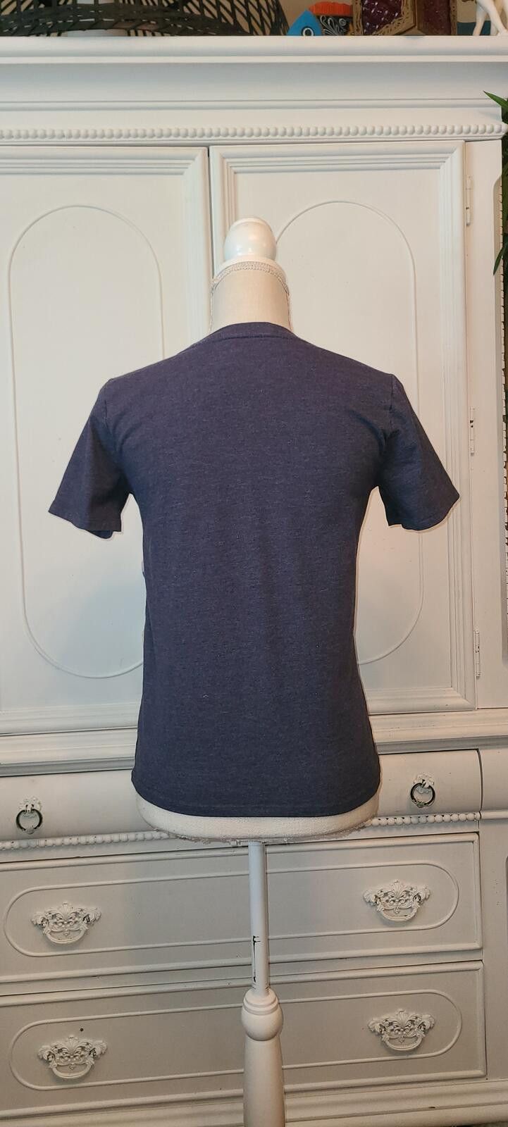 Other Cat & Jack Large (12/14) Navy T-Shirt with Shark Design Size ONE SIZE - 2 Thumbnail