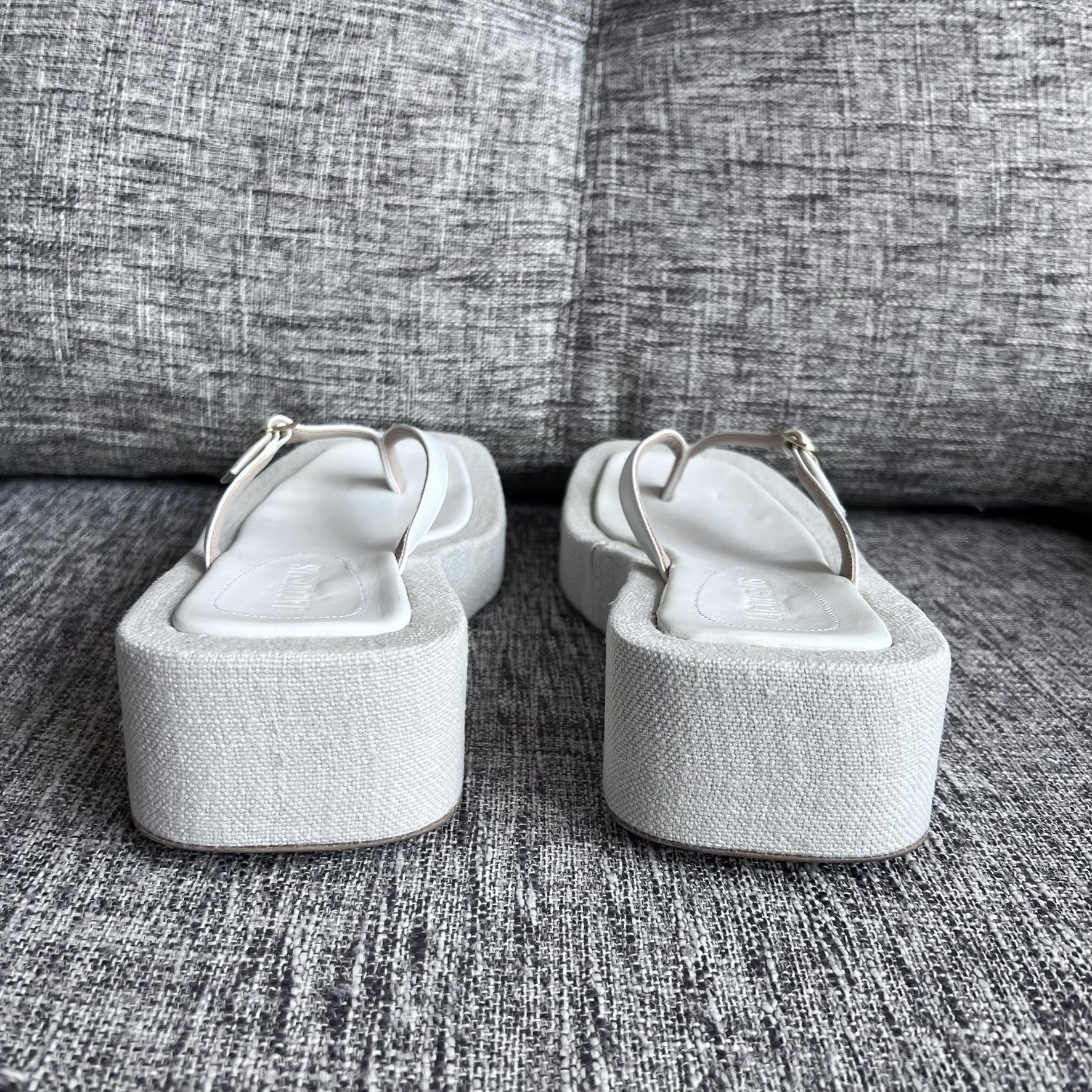 Jacquemus Jacquemus Les Tatanes Lin Platform Sandals Size IT37 Size US 7 / IT 37 - 5 Thumbnail
