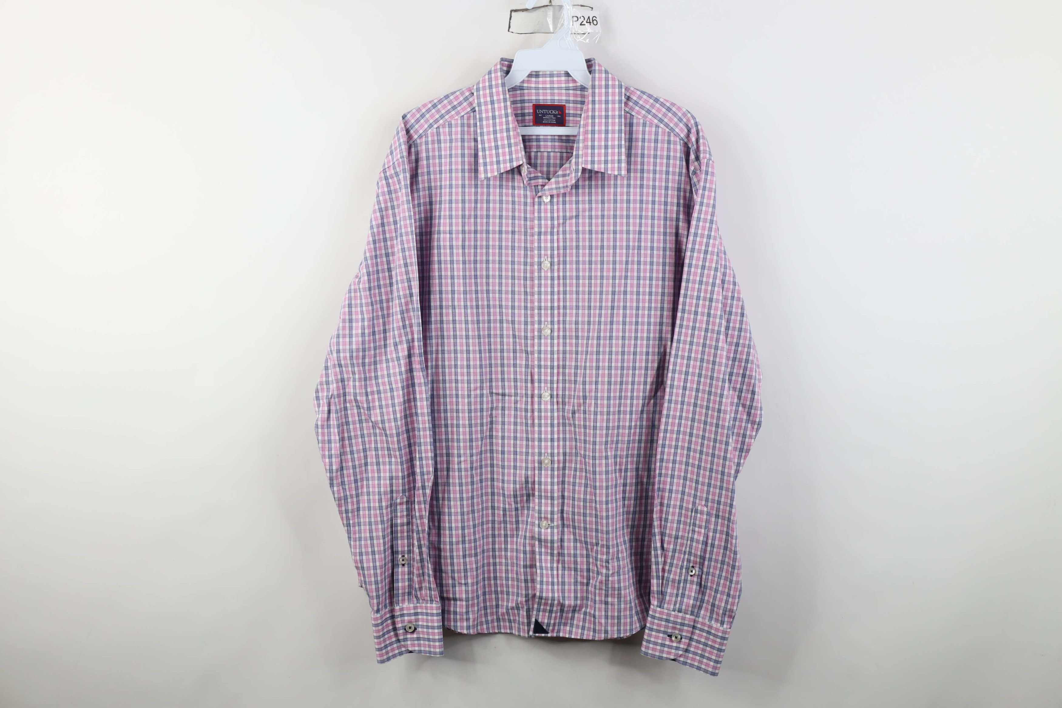 UNTUCKit Untuckit Wrinkle Free Cotton Collared Button Shirt Size US L / EU 52-54 / 3 - 1 Thumbnail