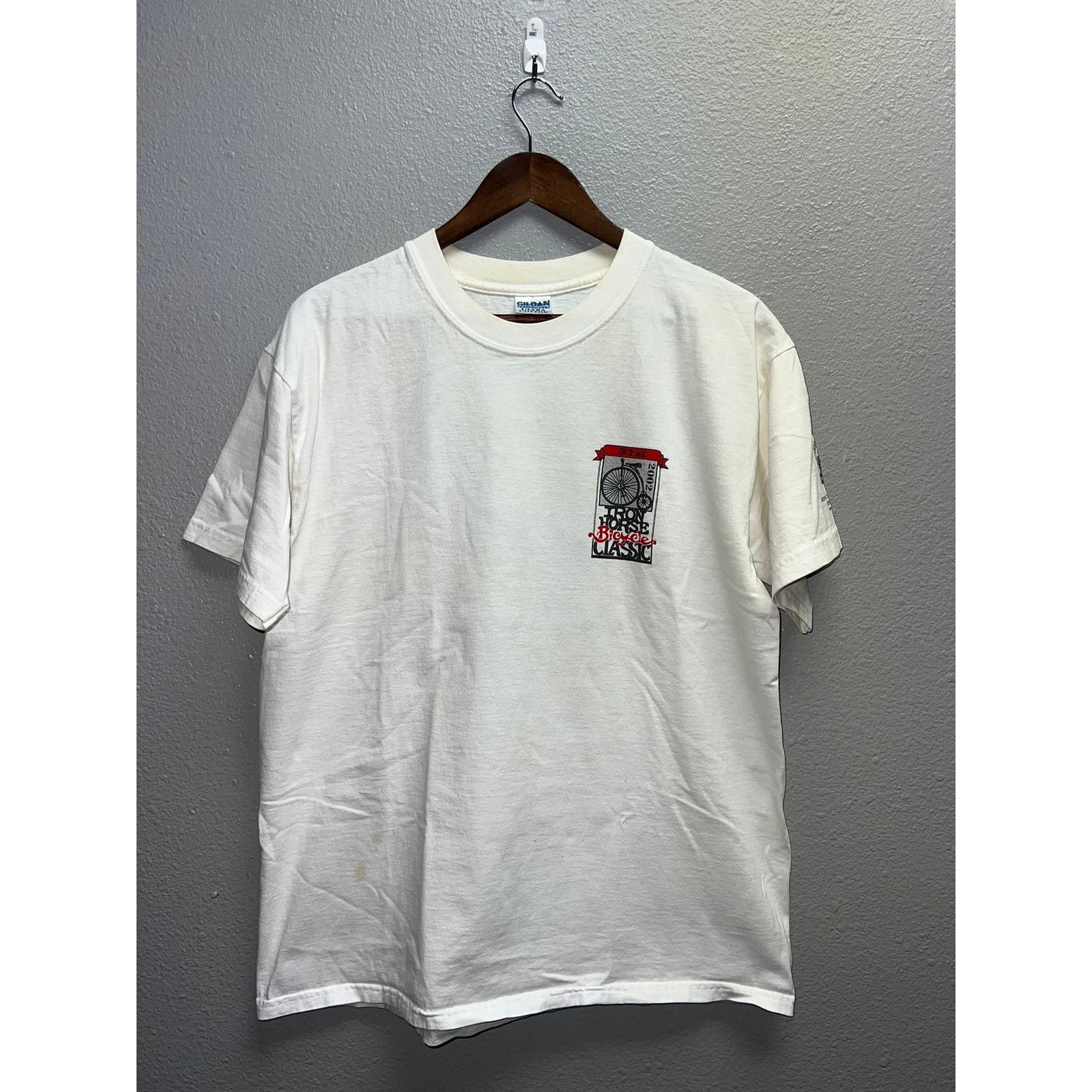 Gildan Vintage Iron Horse Classic Shirt Bicycle Tour Mcdonald Tee L Size US L / EU 52-54 / 3 - 2 Thumbnail