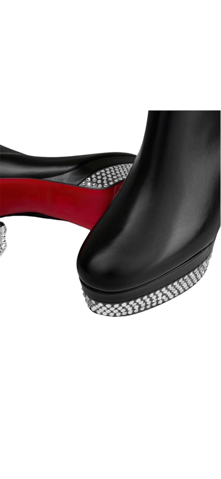 Christian Louboutin Christian Louboutin CASSANDRIBOOTY LEATHER ANKLE BOOTS Size US 6 / IT 36 - 5 Thumbnail