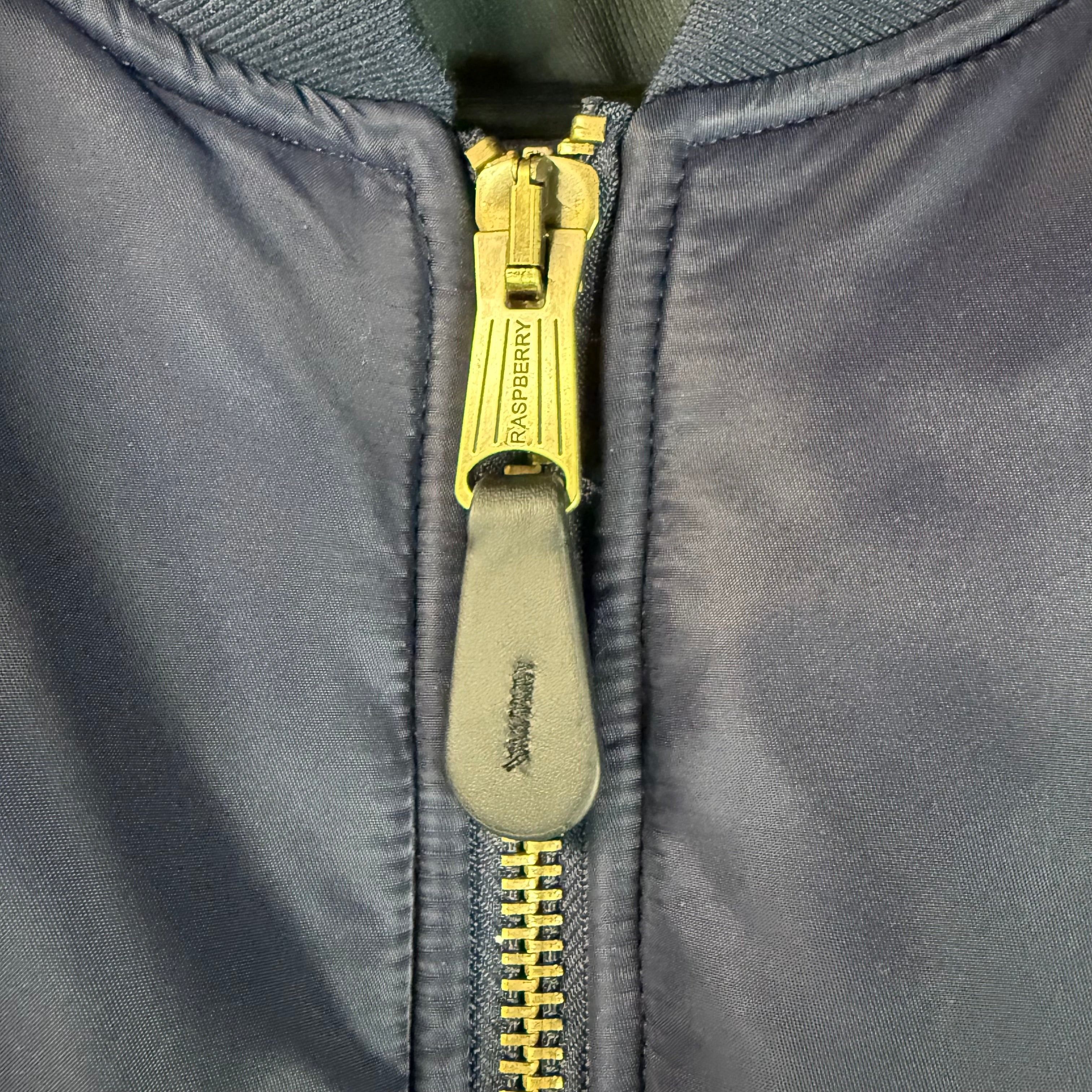 The GV Gallery GV Gallery Raspberry Hills Navy Blue Bomber Jacket Size M Size US M / EU 48-50 / 2 - 3 Thumbnail
