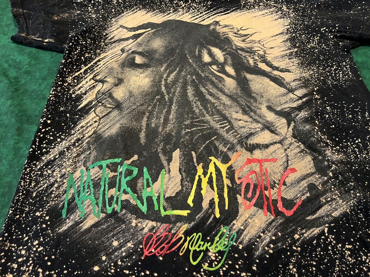 Bob Marley × Vintage RARE Vintage 90s BOB MARLEY NATURAL MYSTIC Shirt Sun Island Size US S / EU 44-46 / 1 - 2 Thumbnail