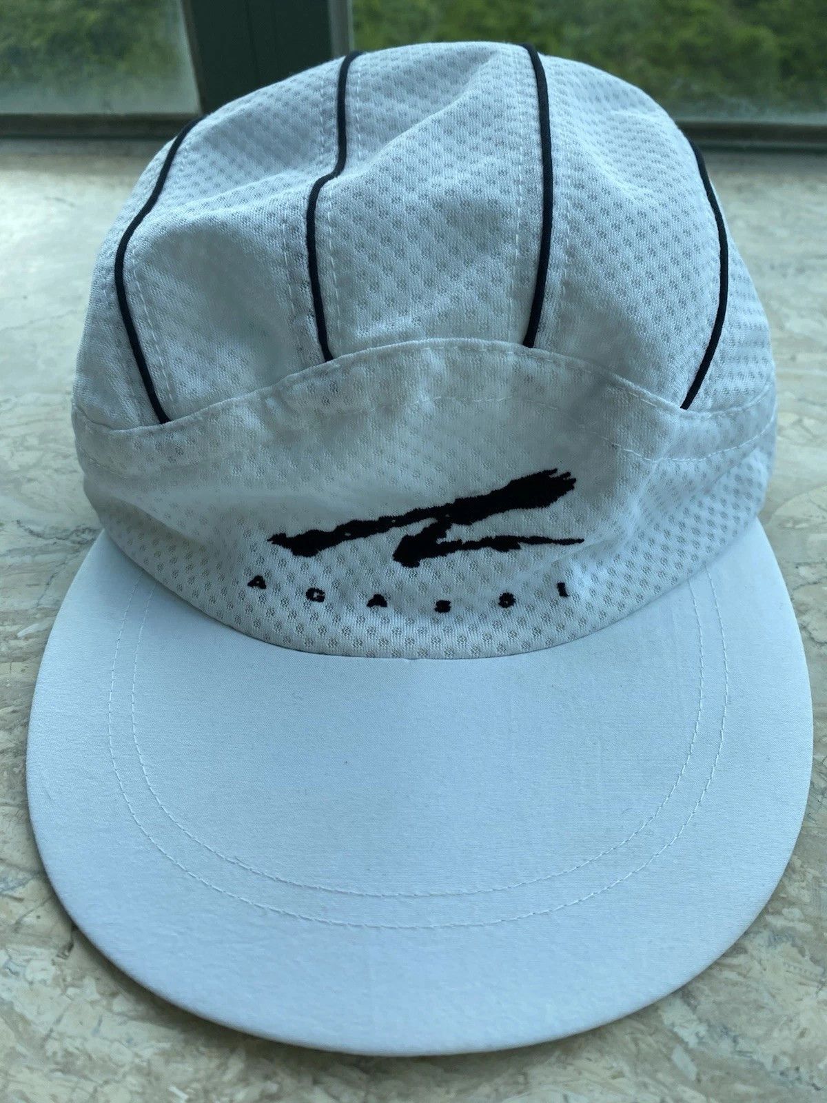 Nike Nike AW84 retro Challenge Agassi tennis cap hat | Grailed