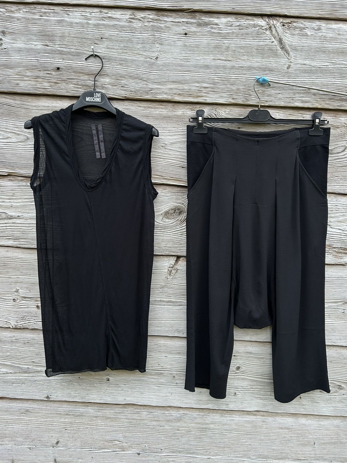 Rick Owens Rick Owens Anthem 2011 Tank Top + Shorts Set Size L / US 10 / IT 46 - 1 Thumbnail