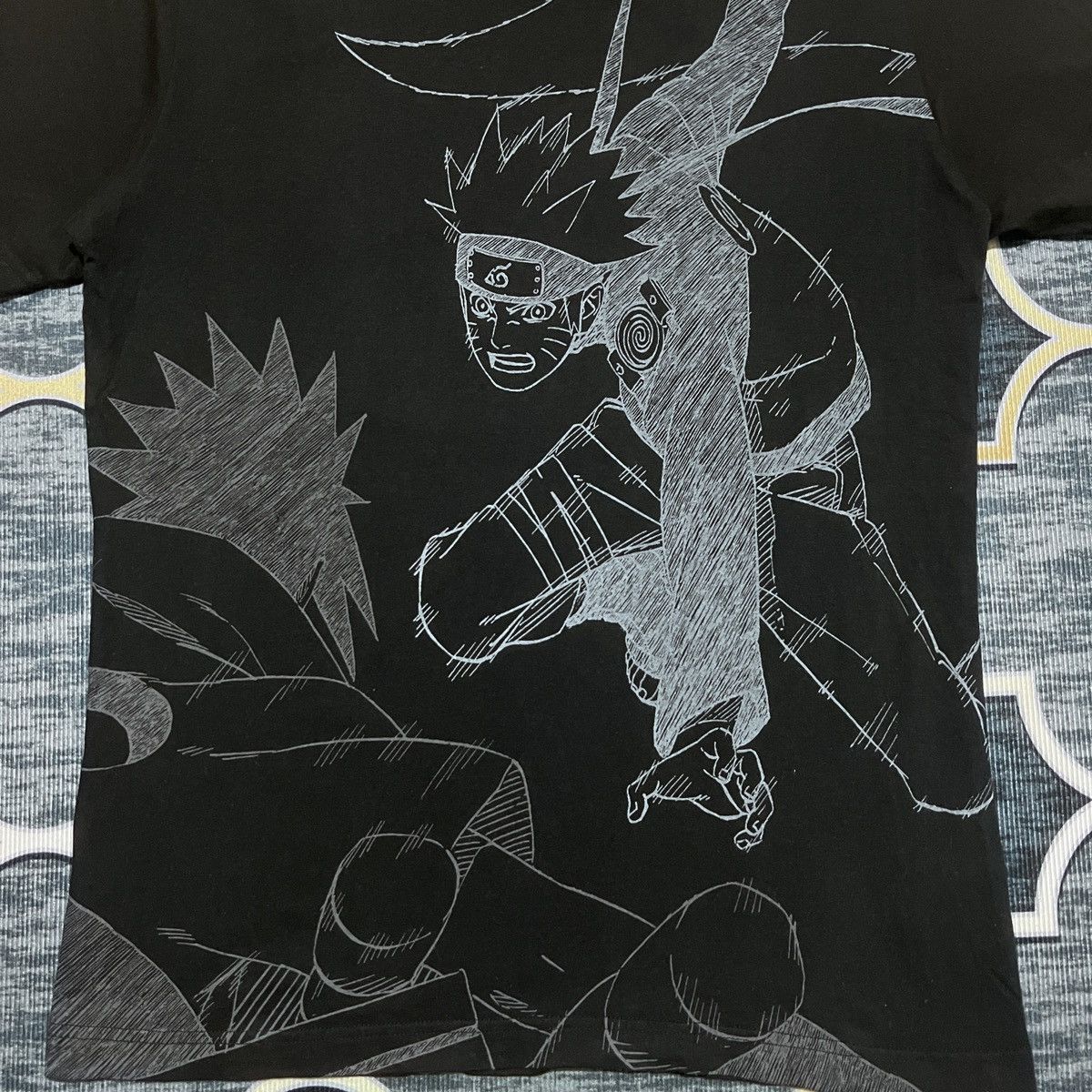 Anime Naruto Vs Sasuke Scene Iconic Anime Tshirt Size US M / EU 48-50 / 2 - 2 Thumbnail